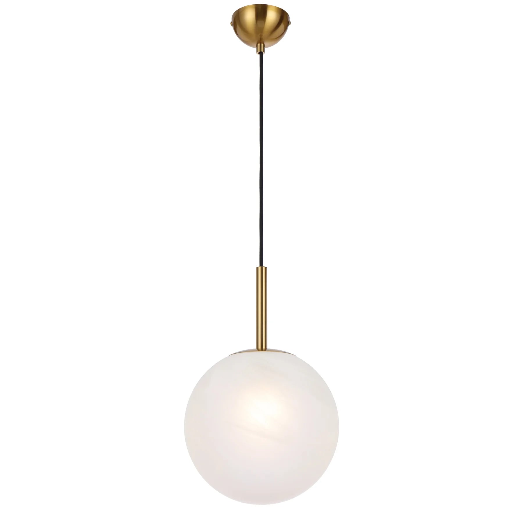 Bally 10 Pendant – Antique Gold / Alabastro Marble