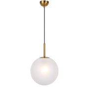 Bally 12 Pendant – Antique Gold / Alabastro Marble