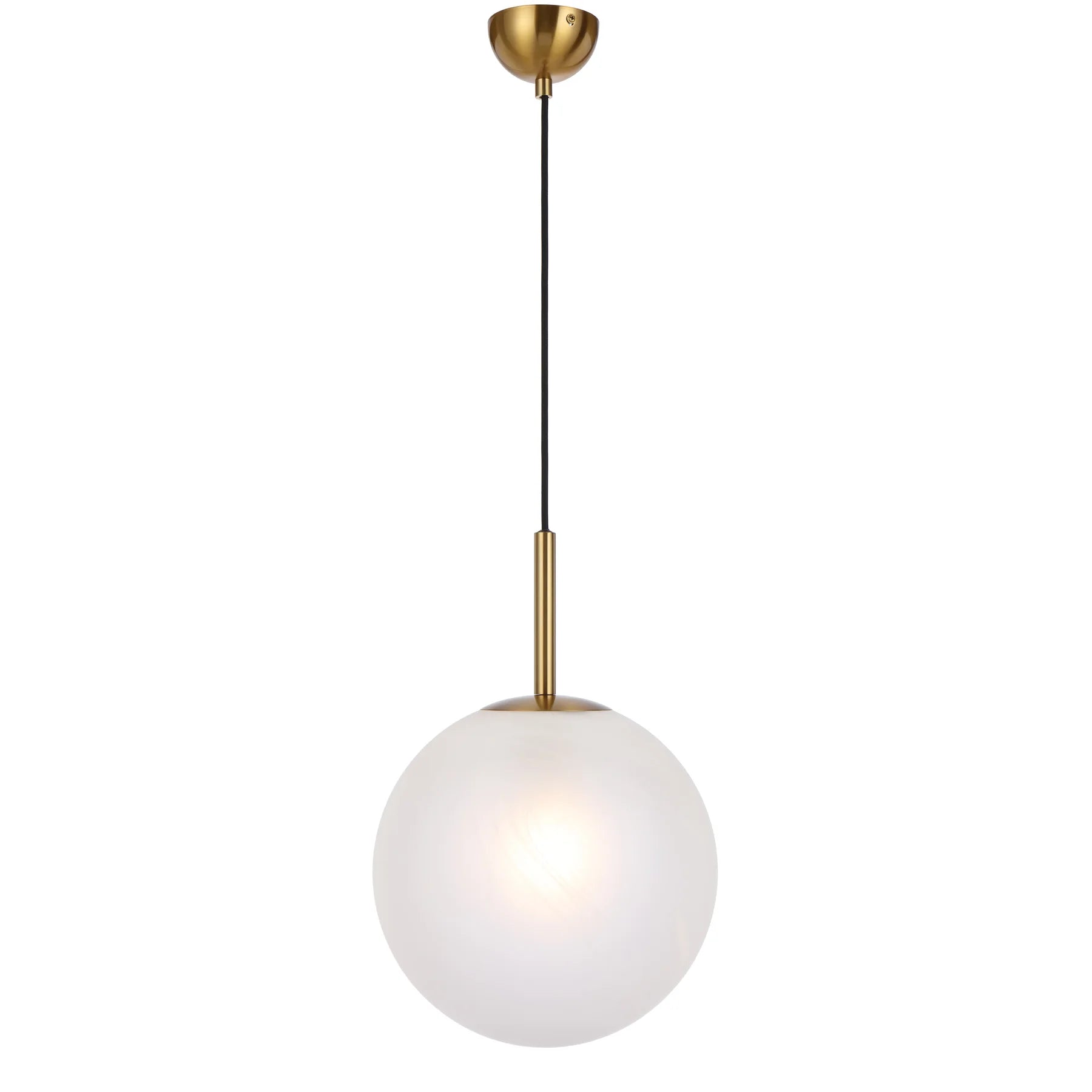Bally 12 Pendant – Antique Gold / Alabastro Marble