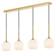 Bobo 4 Pendant – Antique Gold / Opal Matt