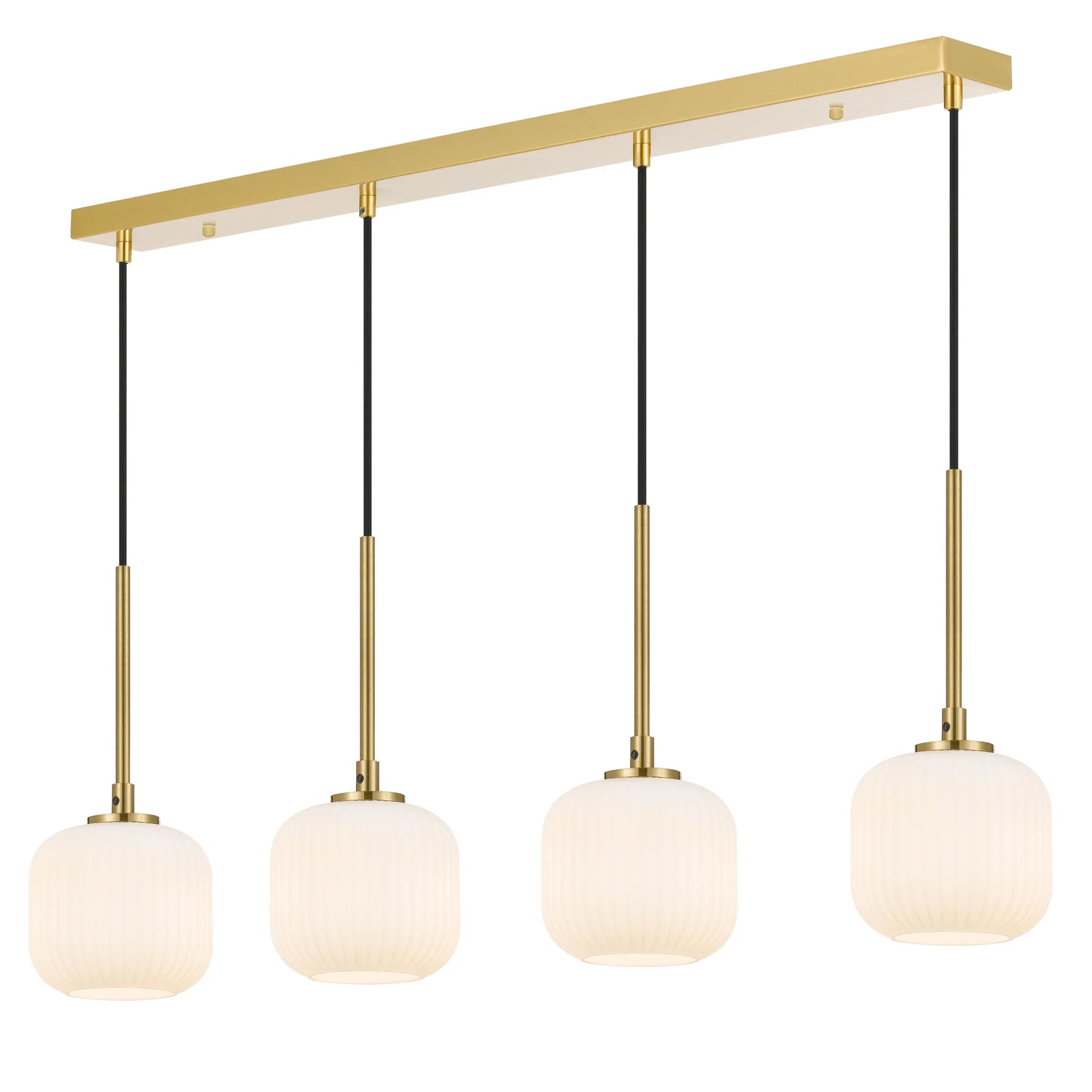 Bobo 4 Pendant – Antique Gold / Opal Matt