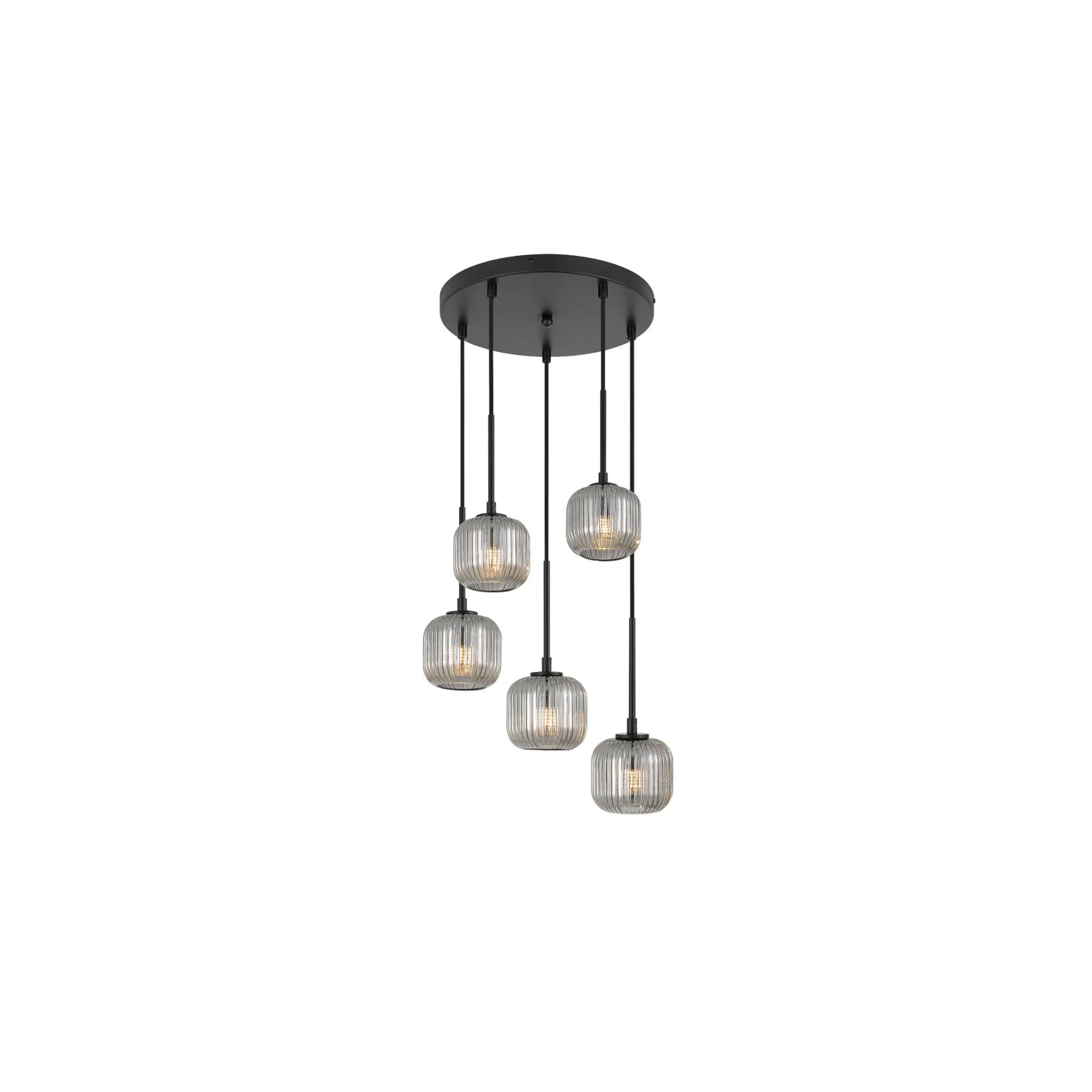 Bobo 5 Pendant – Black / Smoke