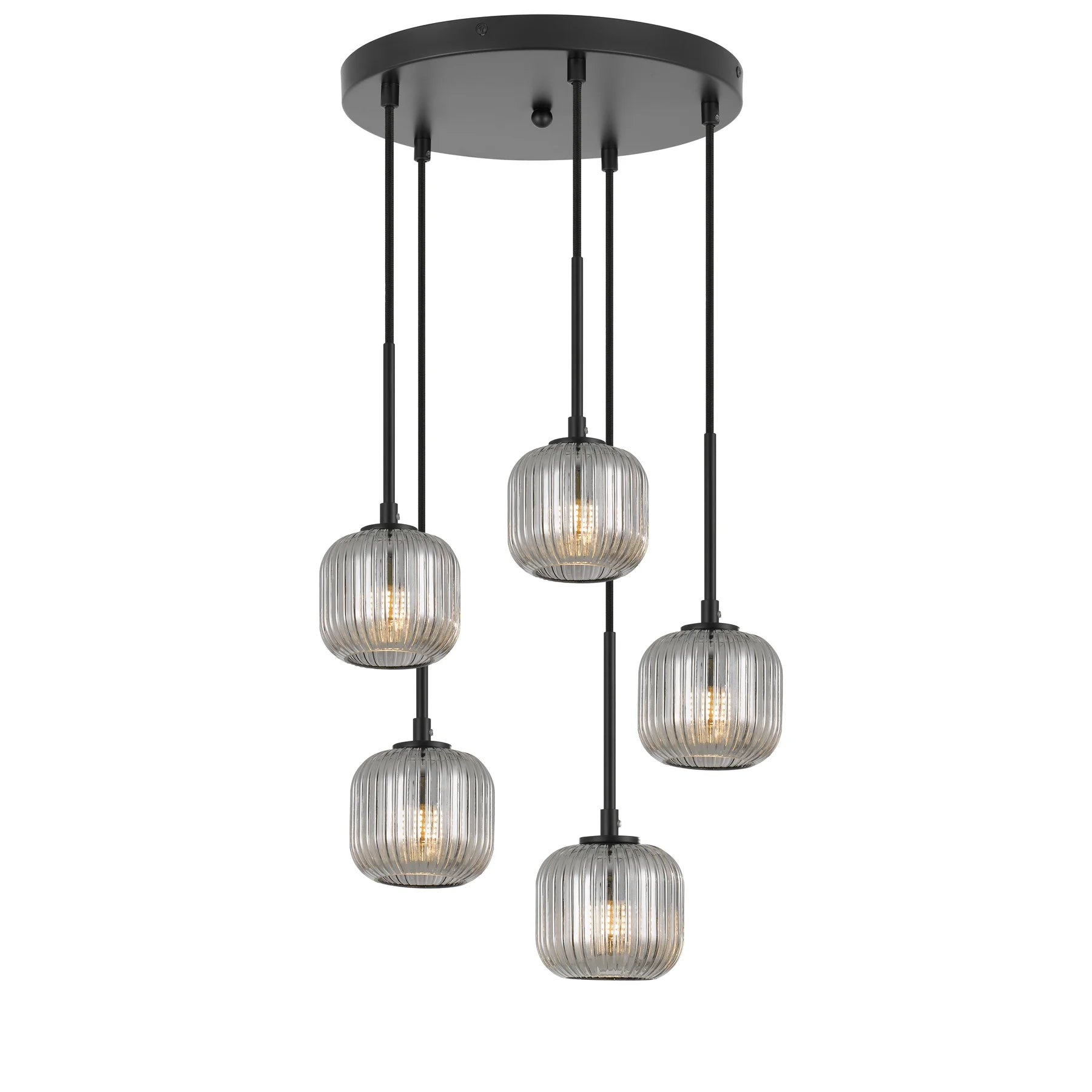 Bobo 5 Pendant – Black / Smoke