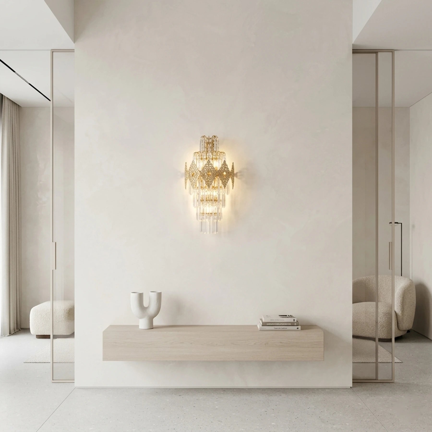 Aura Modern Architectural Wall Sconce
