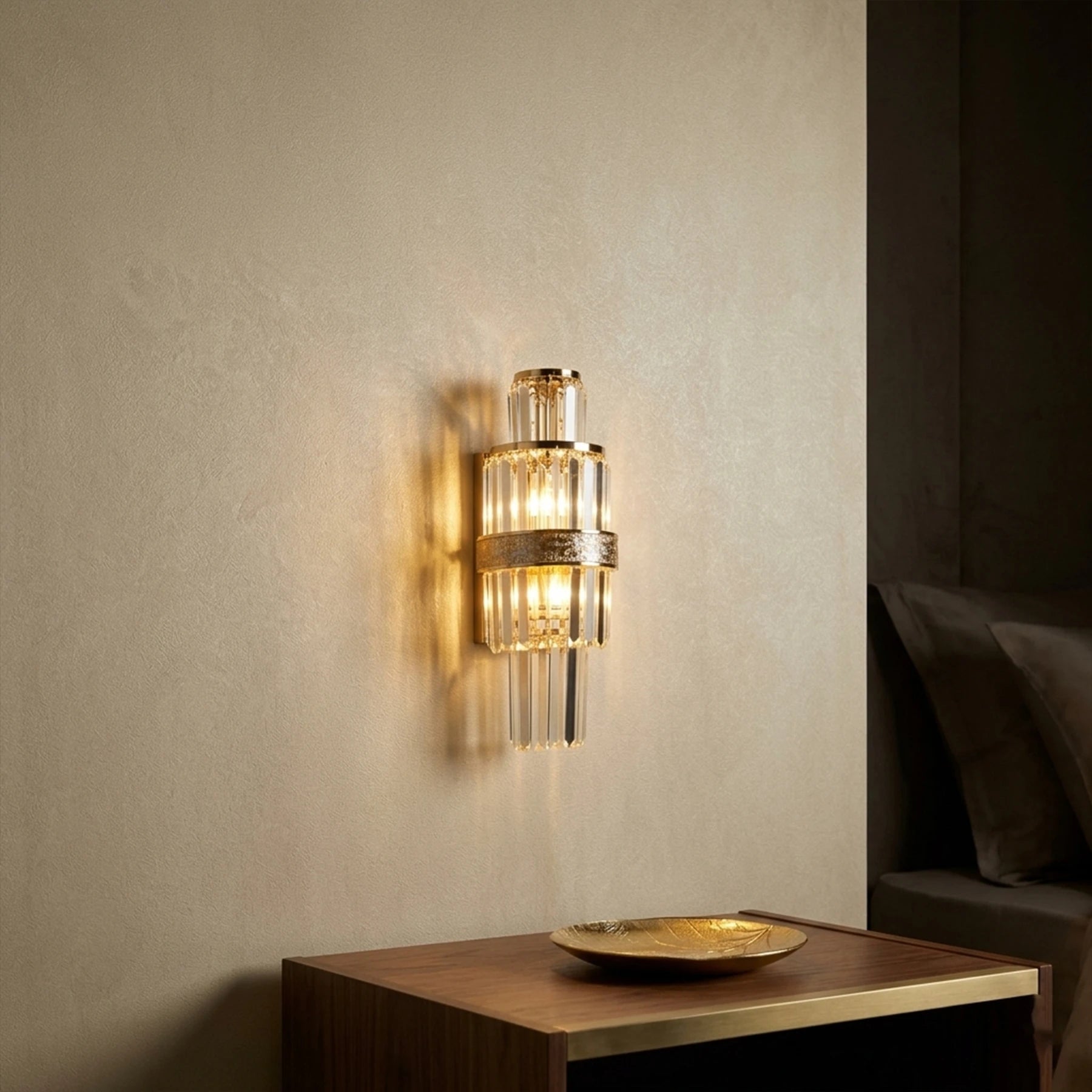 The Selene Ribbed Wall Sconce