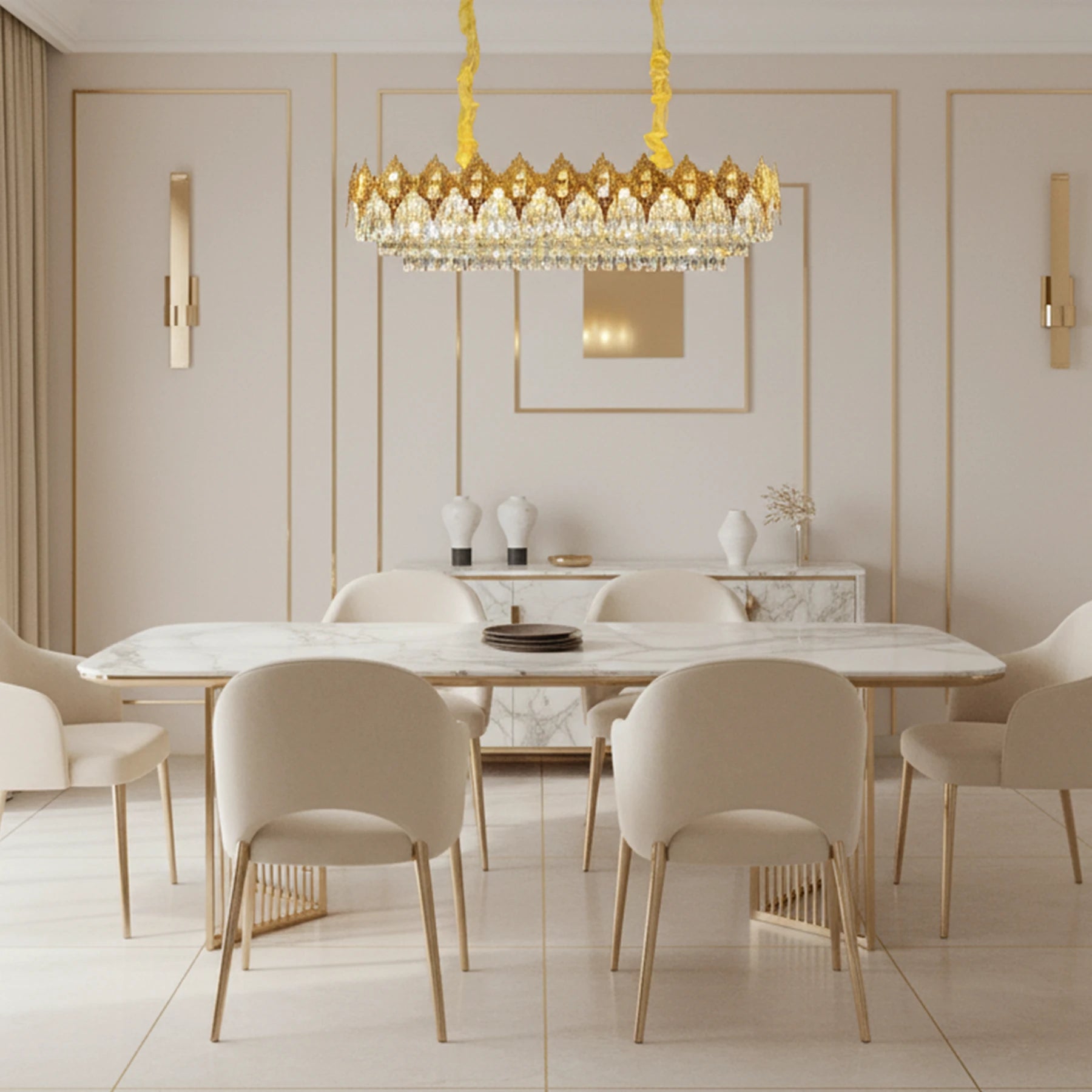 Elysian Tiered Crystal Chandelier