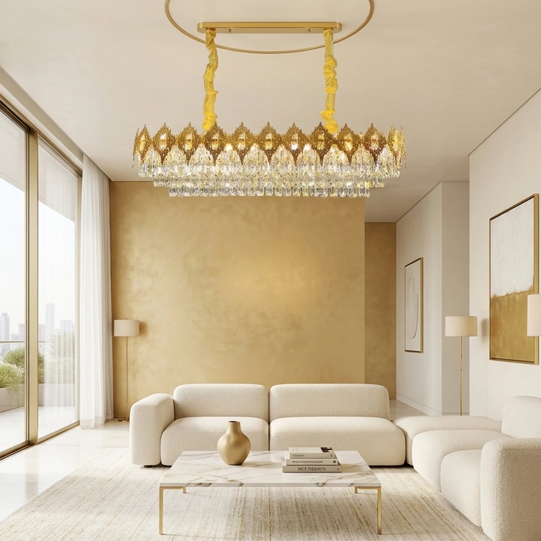 Elysian Tiered Crystal Chandelier