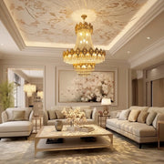 Elysian Cascade Crystal Chandelier