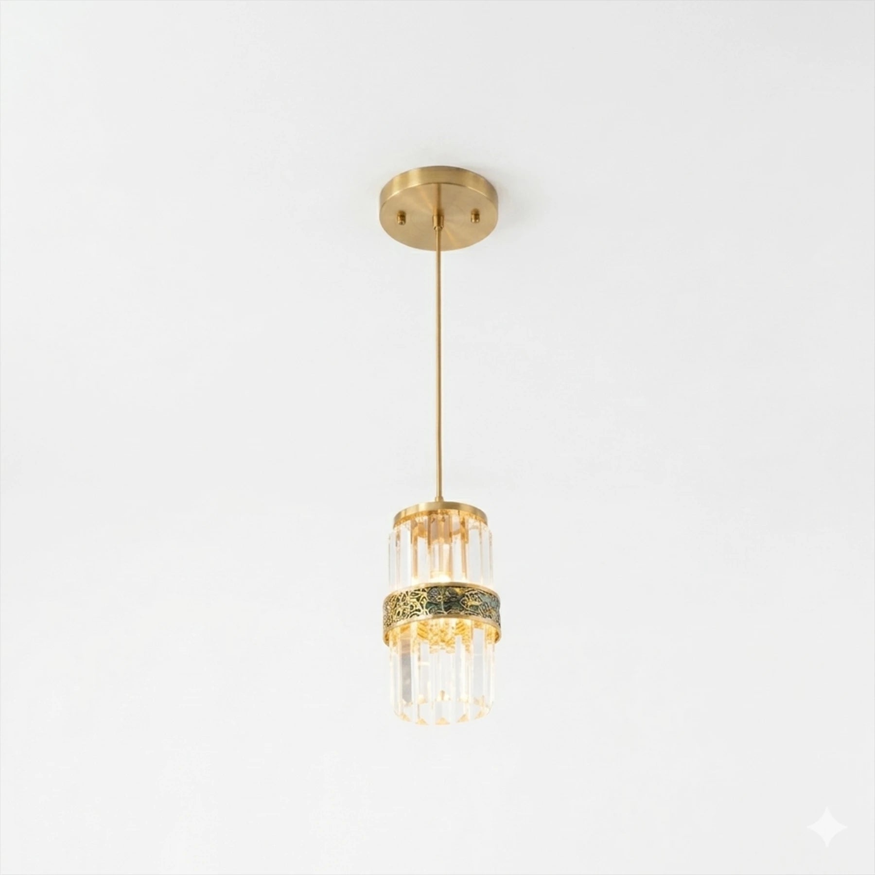 The Luna Ribbed Pendant