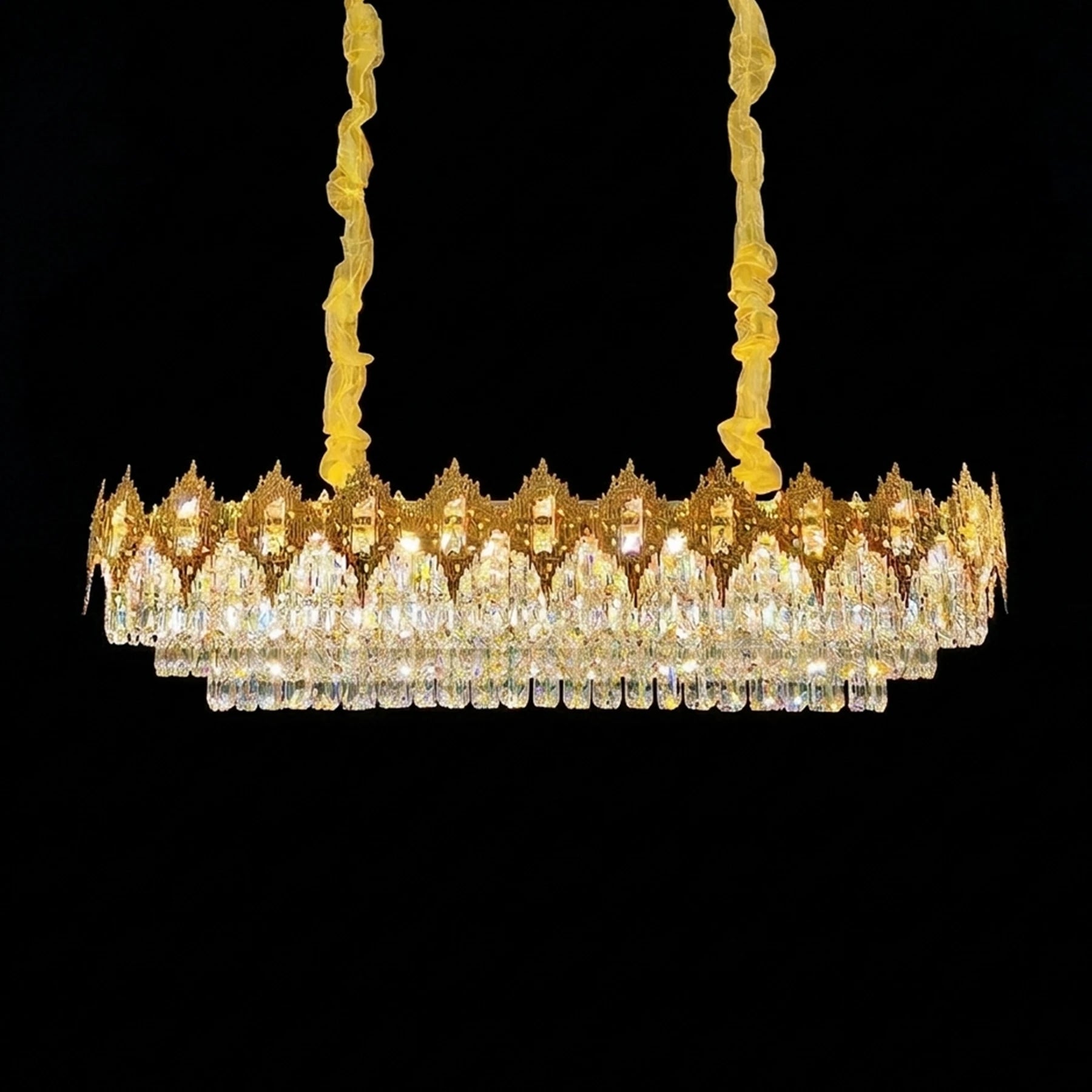 Elysian Tiered Crystal Chandelier