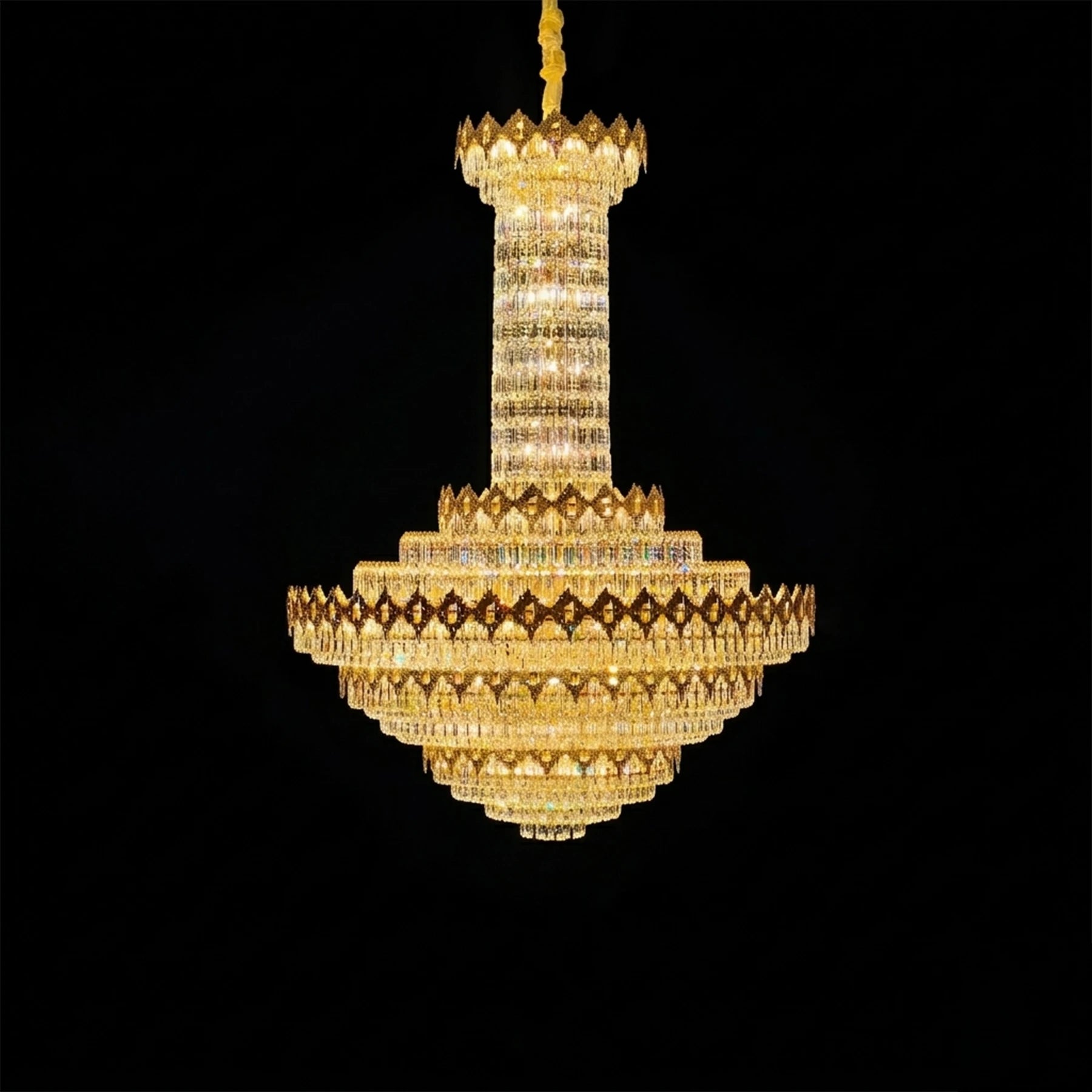 Elysian Crystal Drum Chandelier