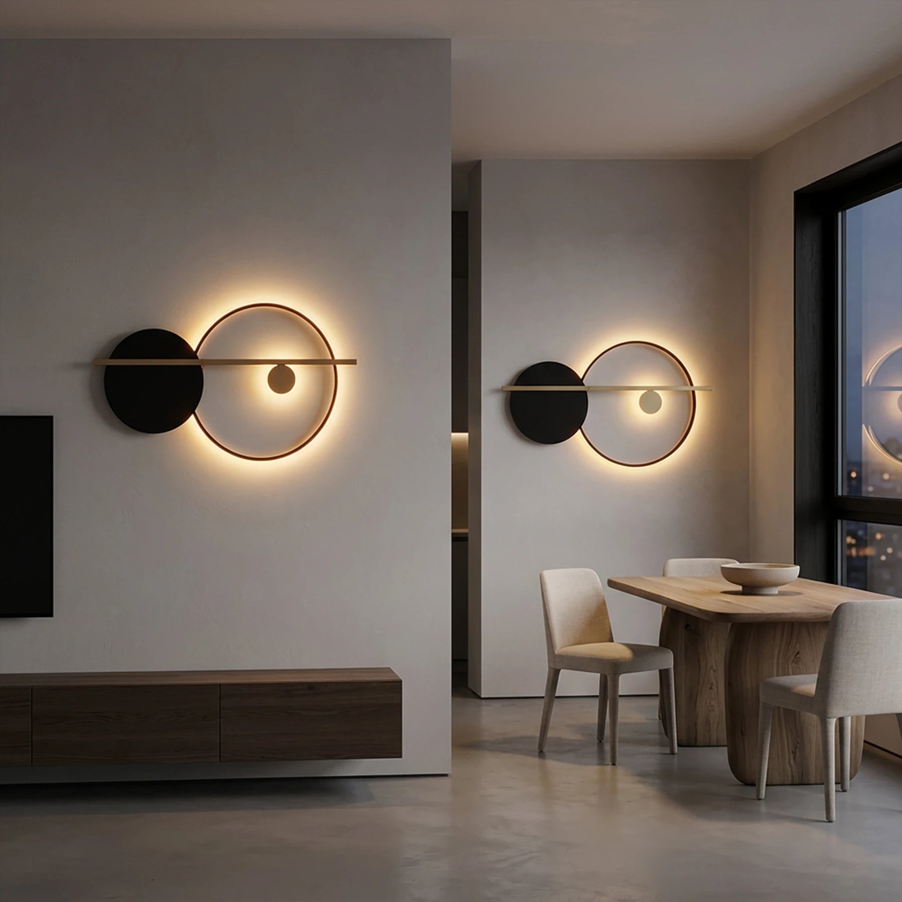 Eclipse Orbit Wall Light