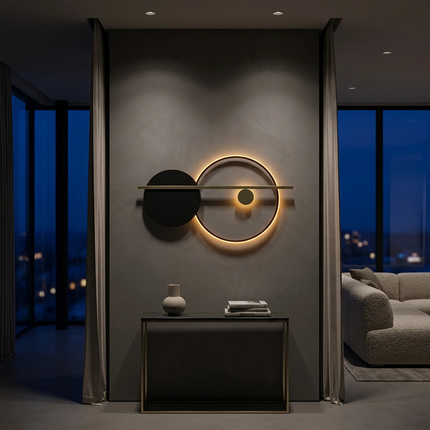 Eclipse Orbit Wall Light