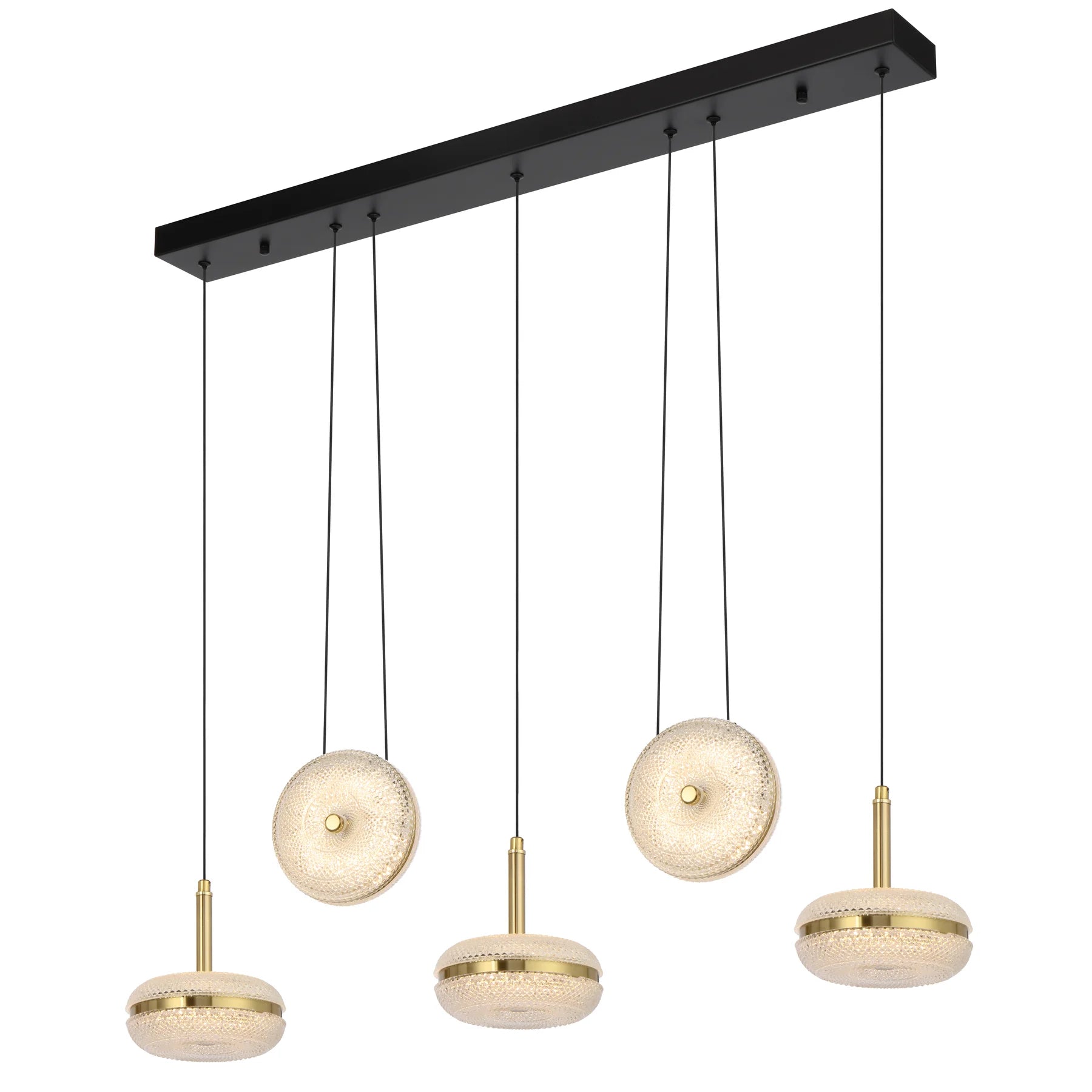 Govan 5Lt Bar Pendant – Antique Gold