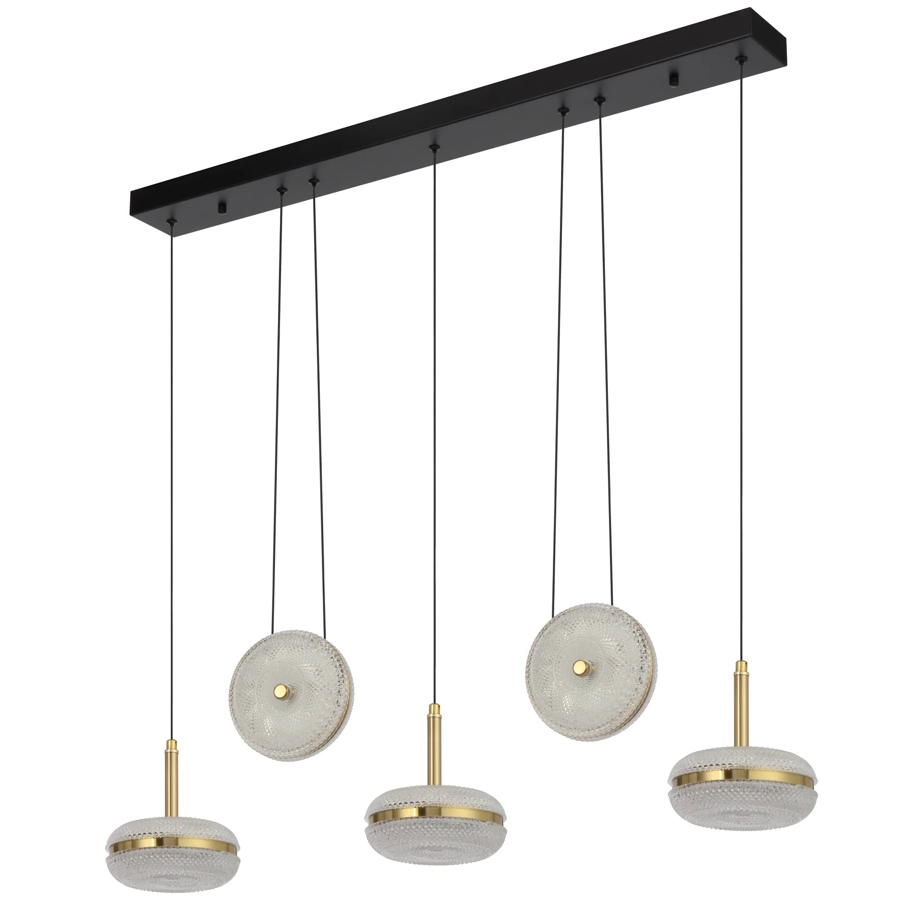 Govan 5Lt Bar Pendant – Antique Gold
