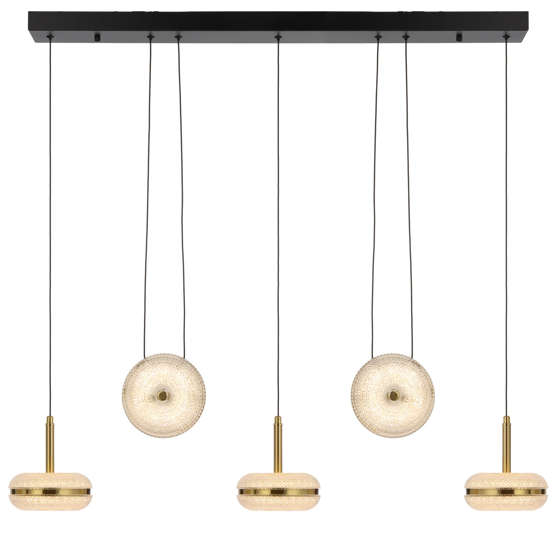 Govan 5Lt Bar Pendant – Antique Gold