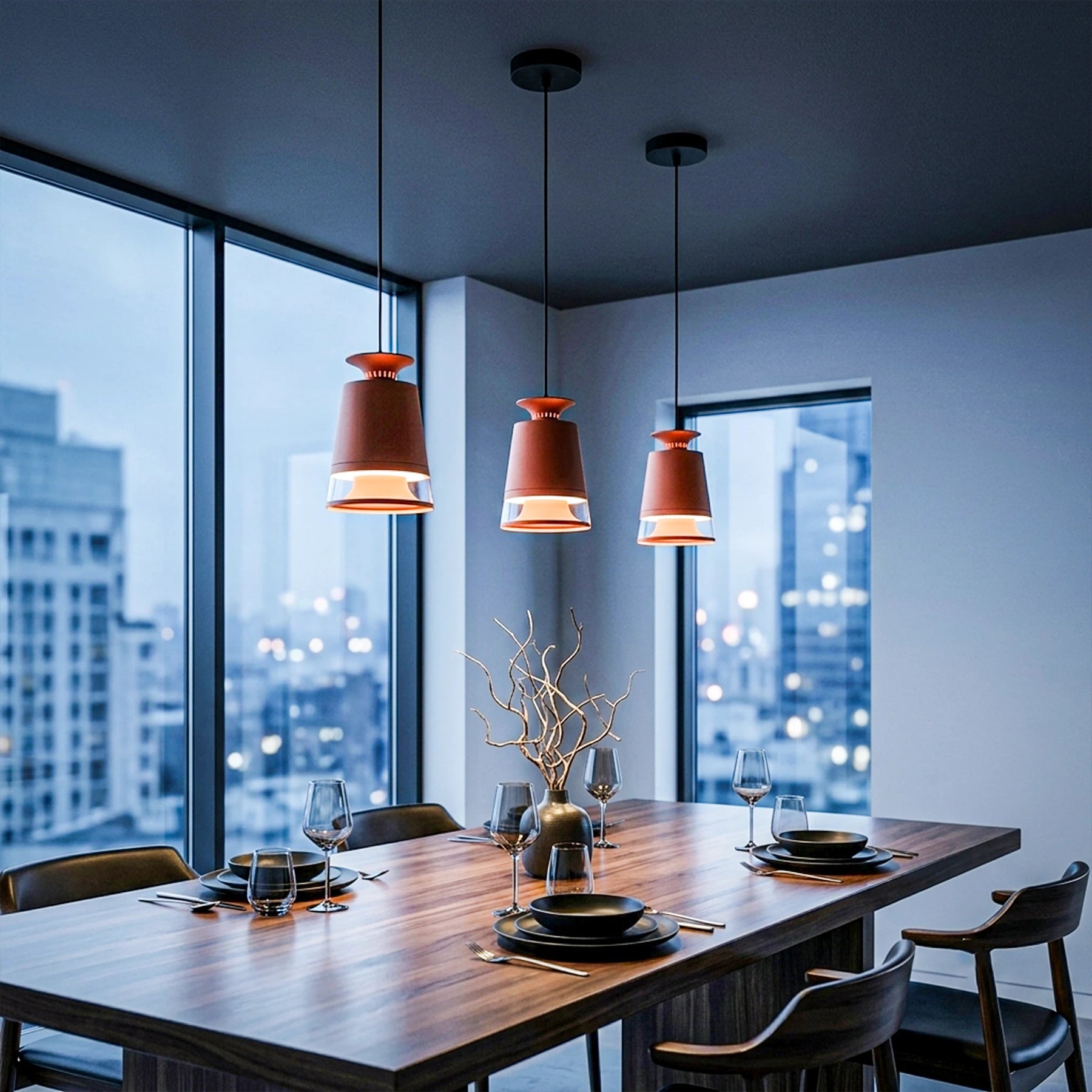 Cone Glow Pendant Light