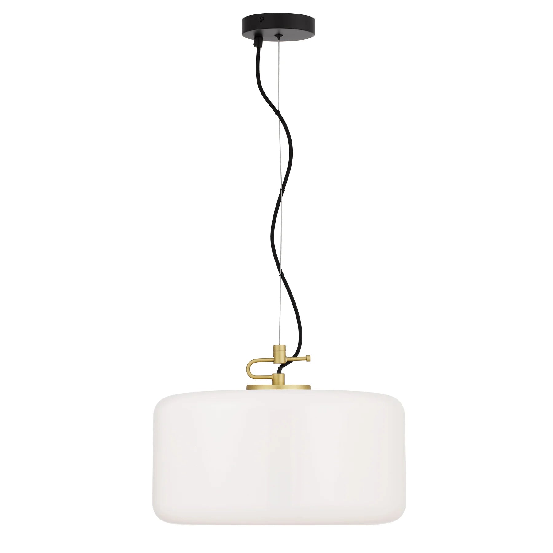 Korova Large Pendant – Brass/Opal