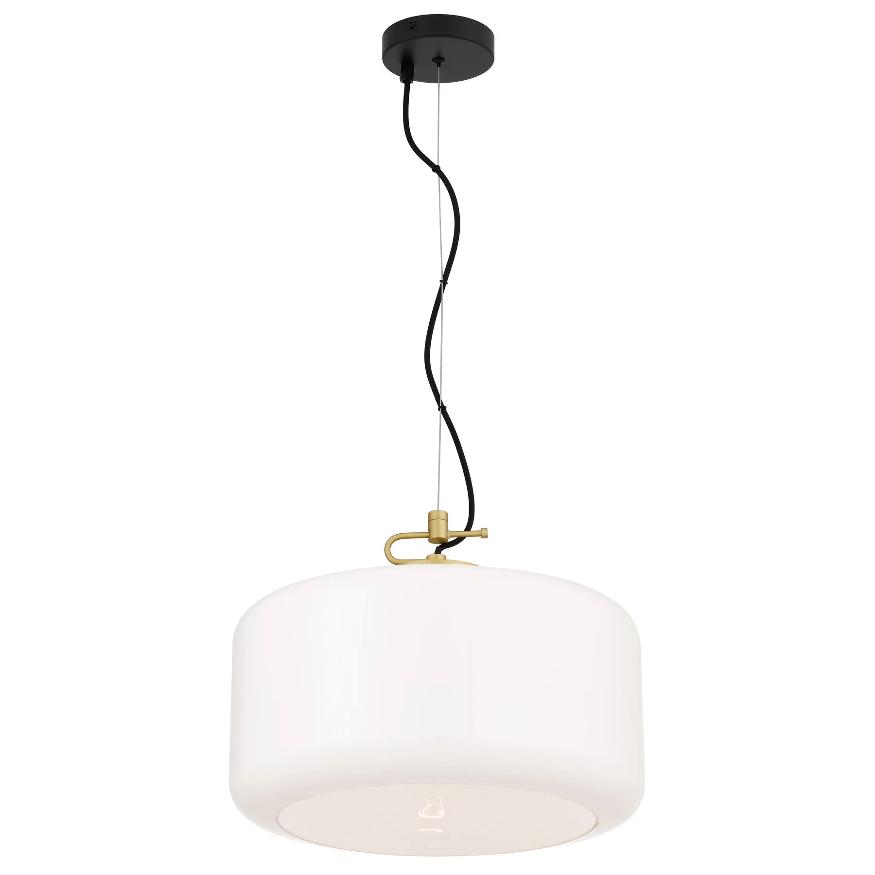 Korova Large Pendant – Brass/Opal