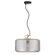 Korova Large Pendant – Brass/Smoke
