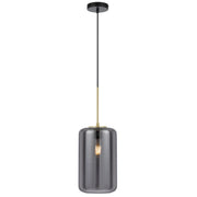 Korova Medium Pendant – Brass/Smoke