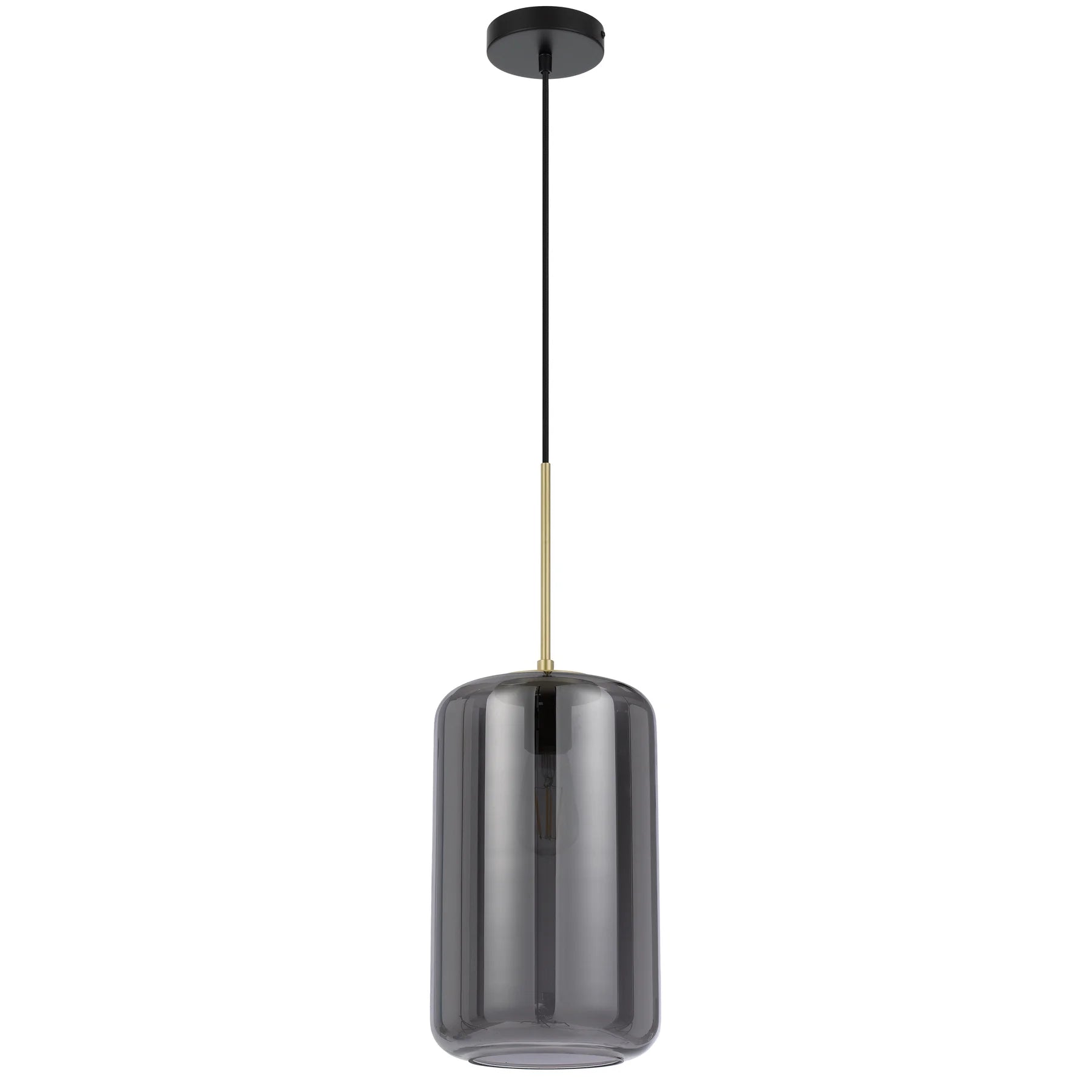 Korova Medium Pendant – Brass/Smoke