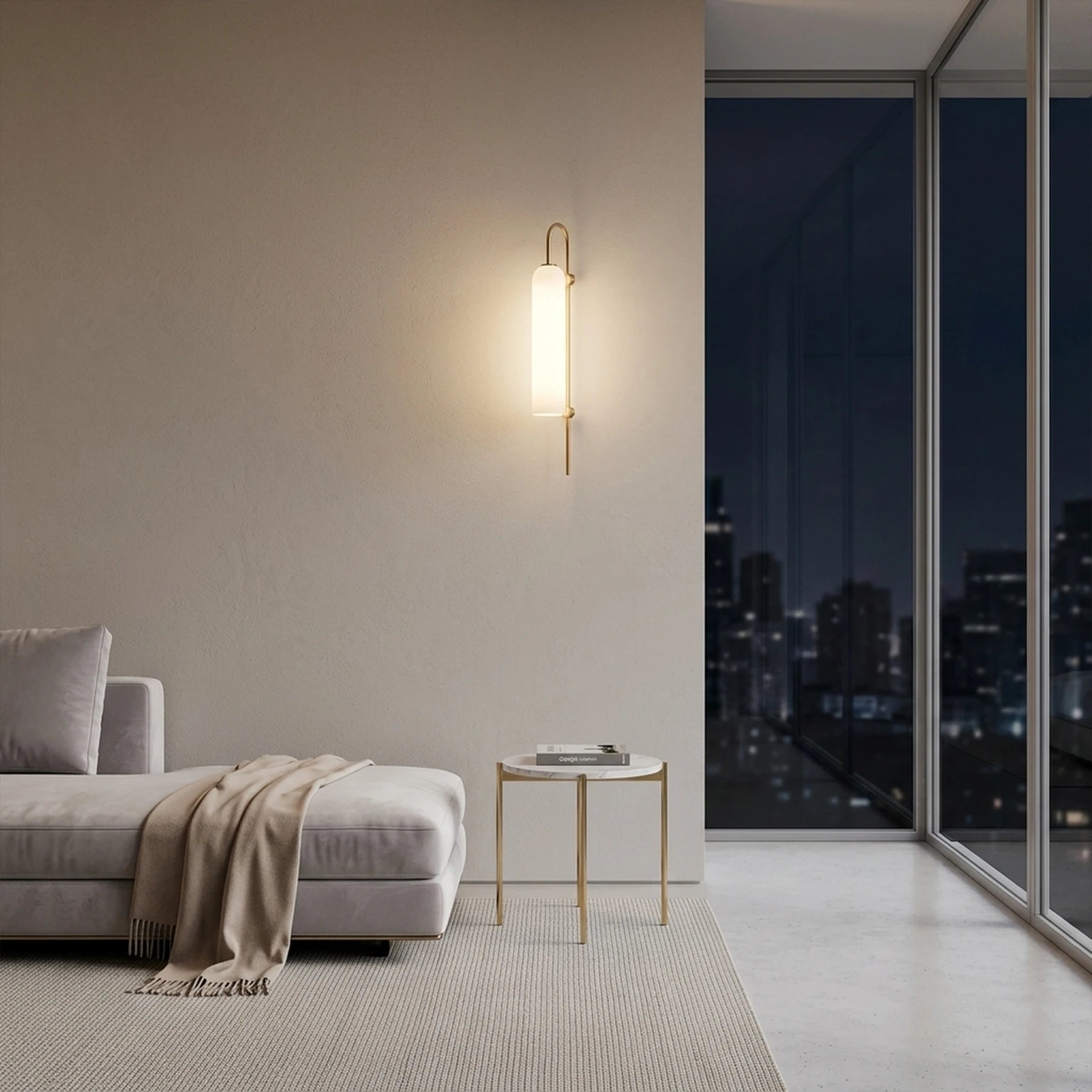 The Lyra Ribbed Sconce