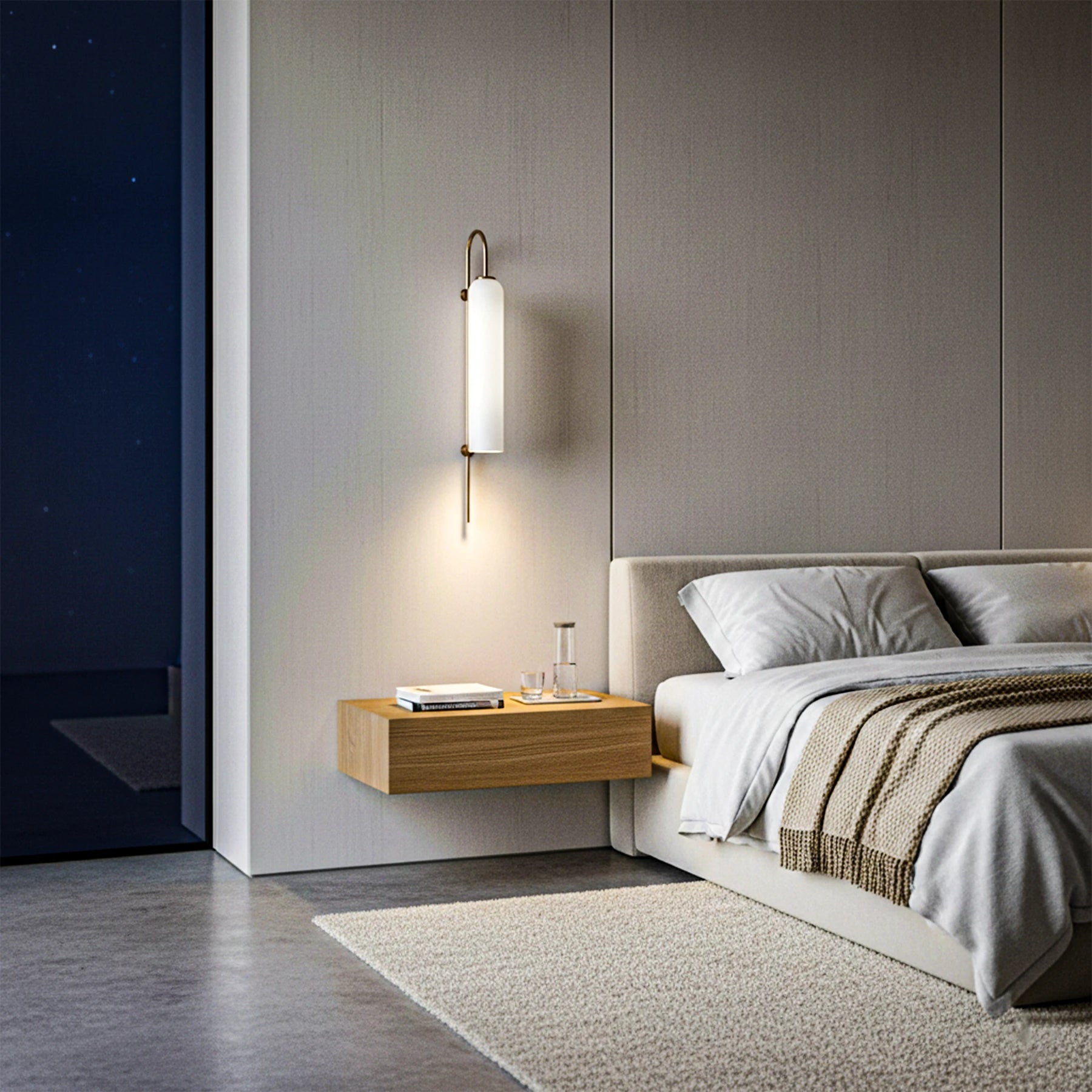 The Lyra Ribbed Sconce