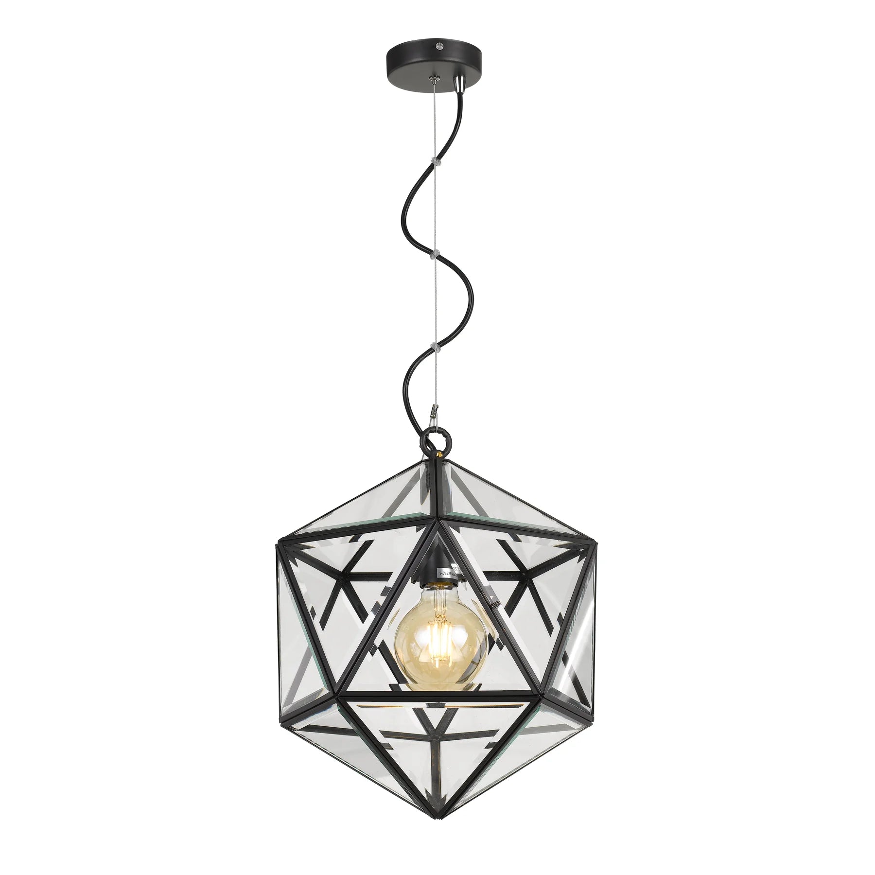 Lazlo 30 Pendant – Black
