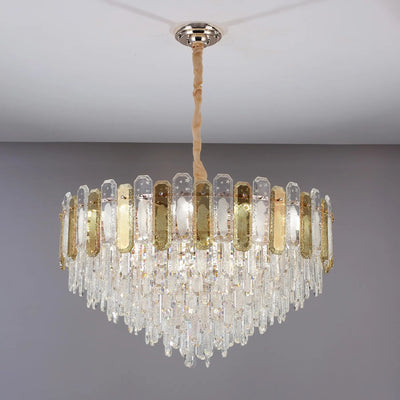 Gold Crystal Elegance Chandelier