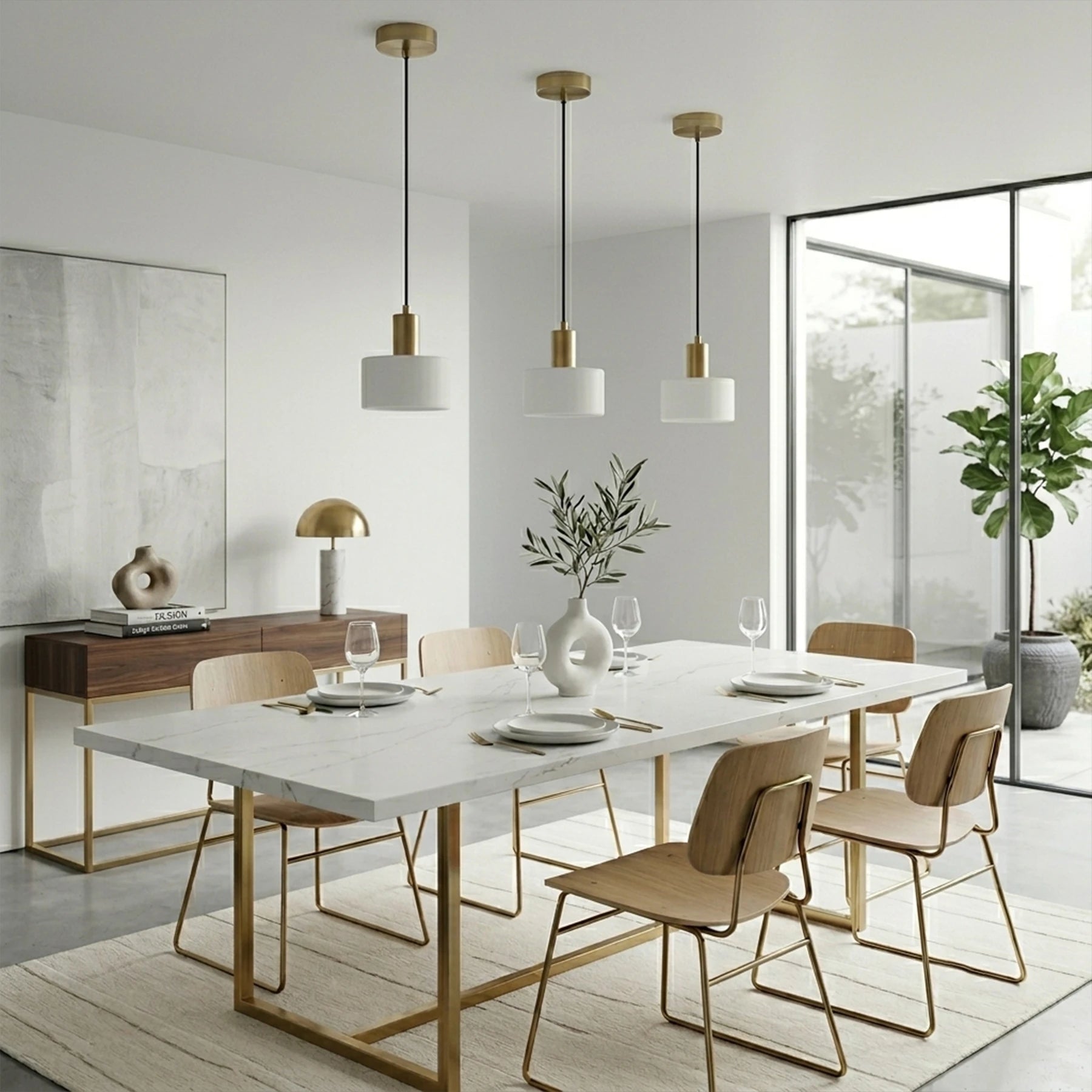 Marble Luxe Pendant Light