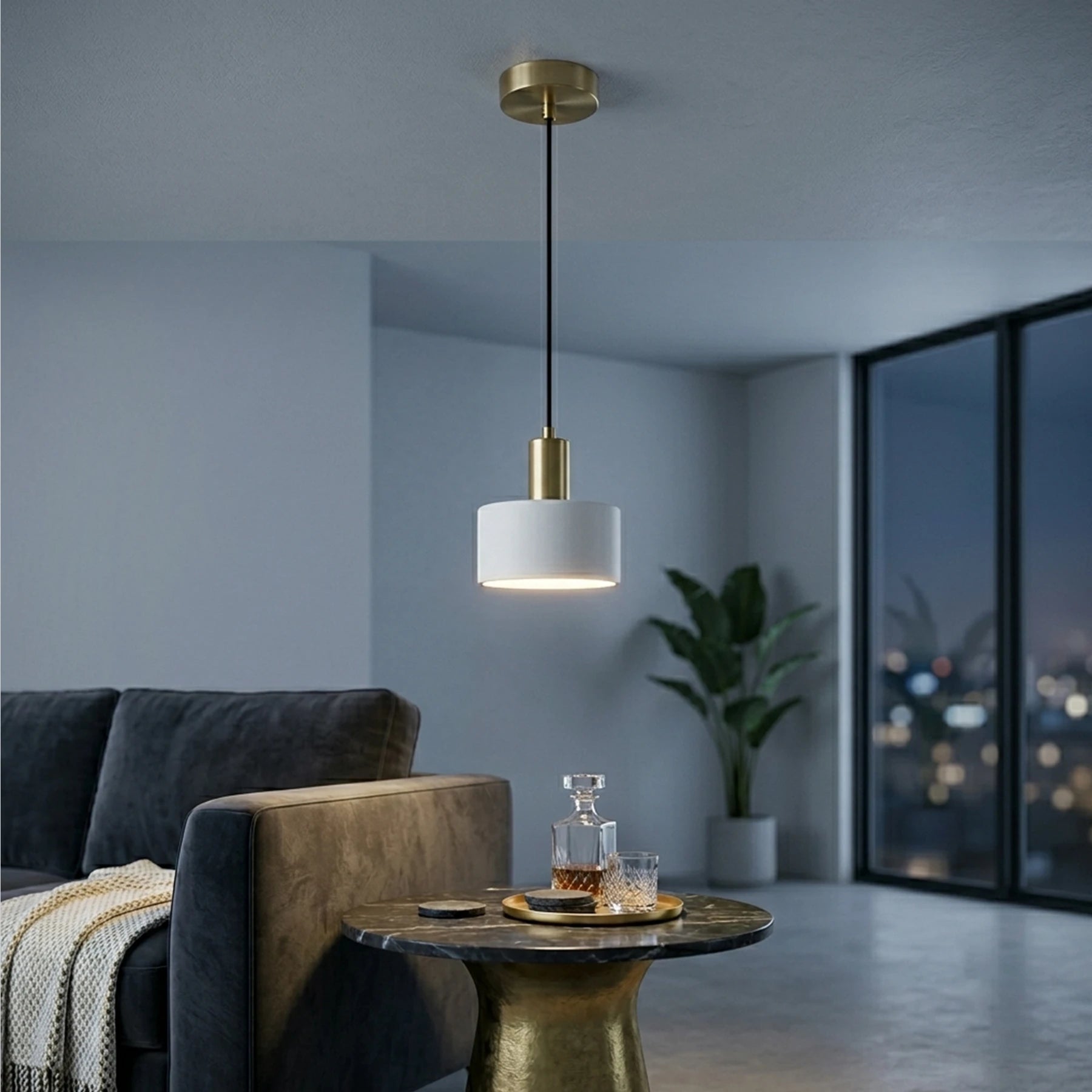 Marble Luxe Pendant Light