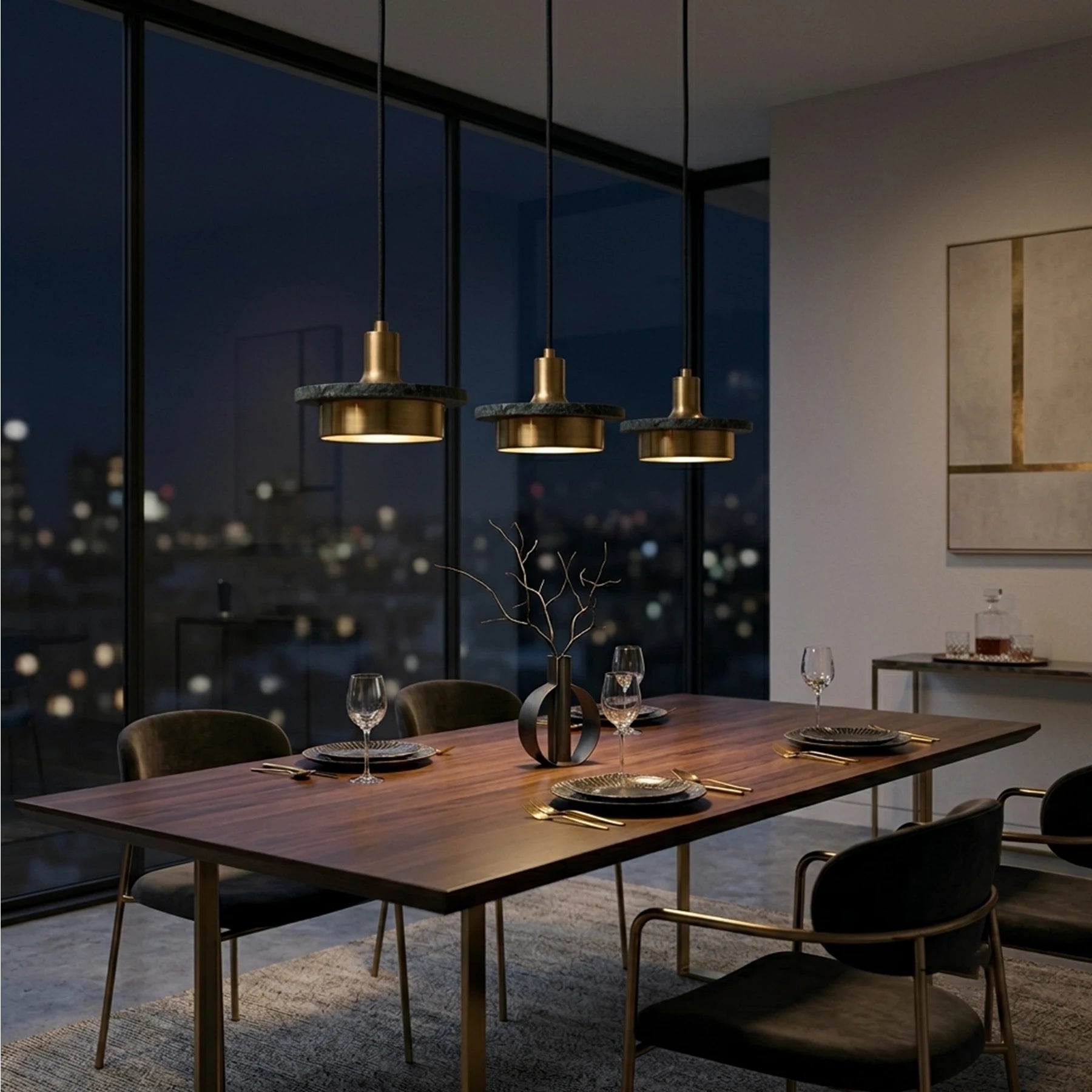 Orbit Glass Pendant Light