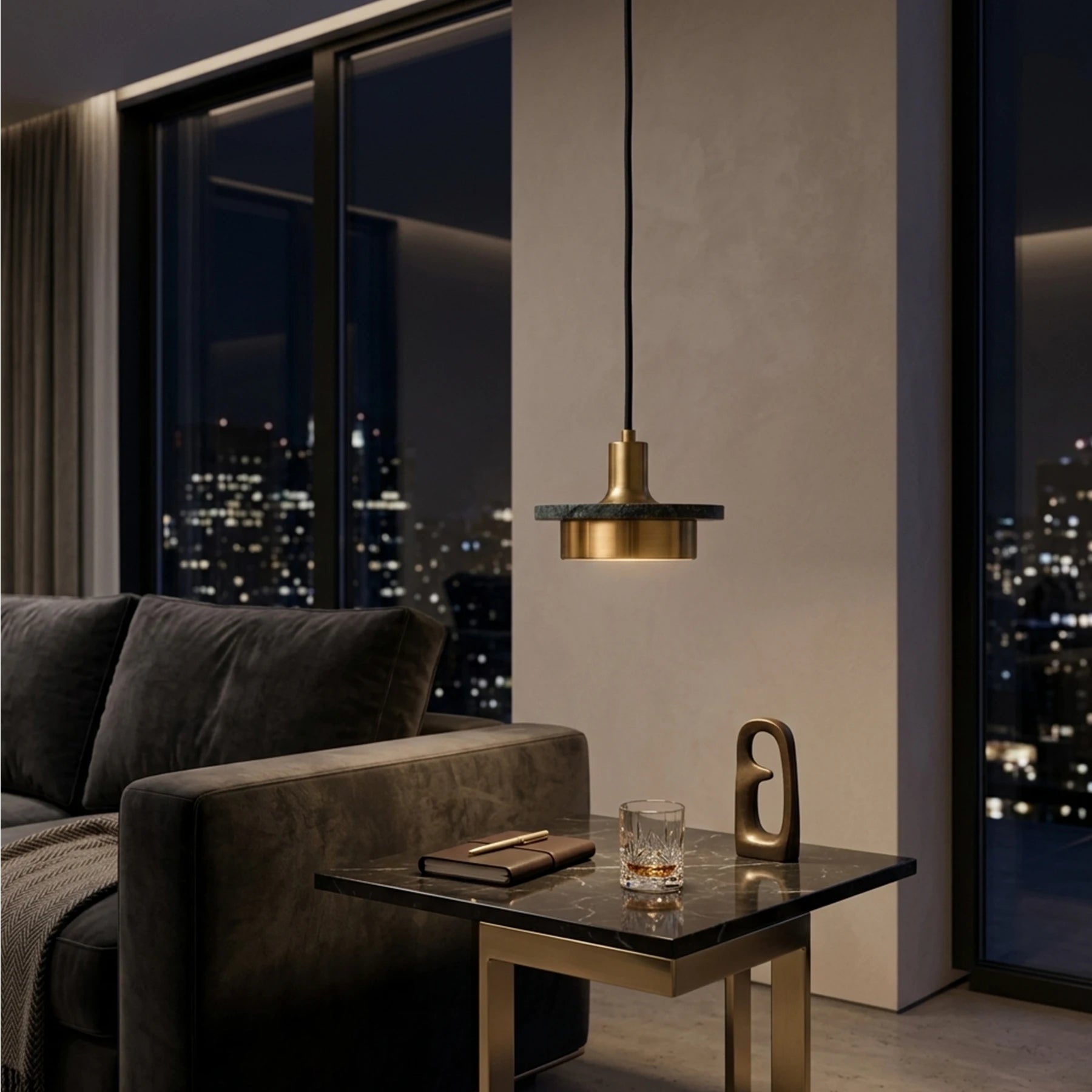 Orbit Glass Pendant Light