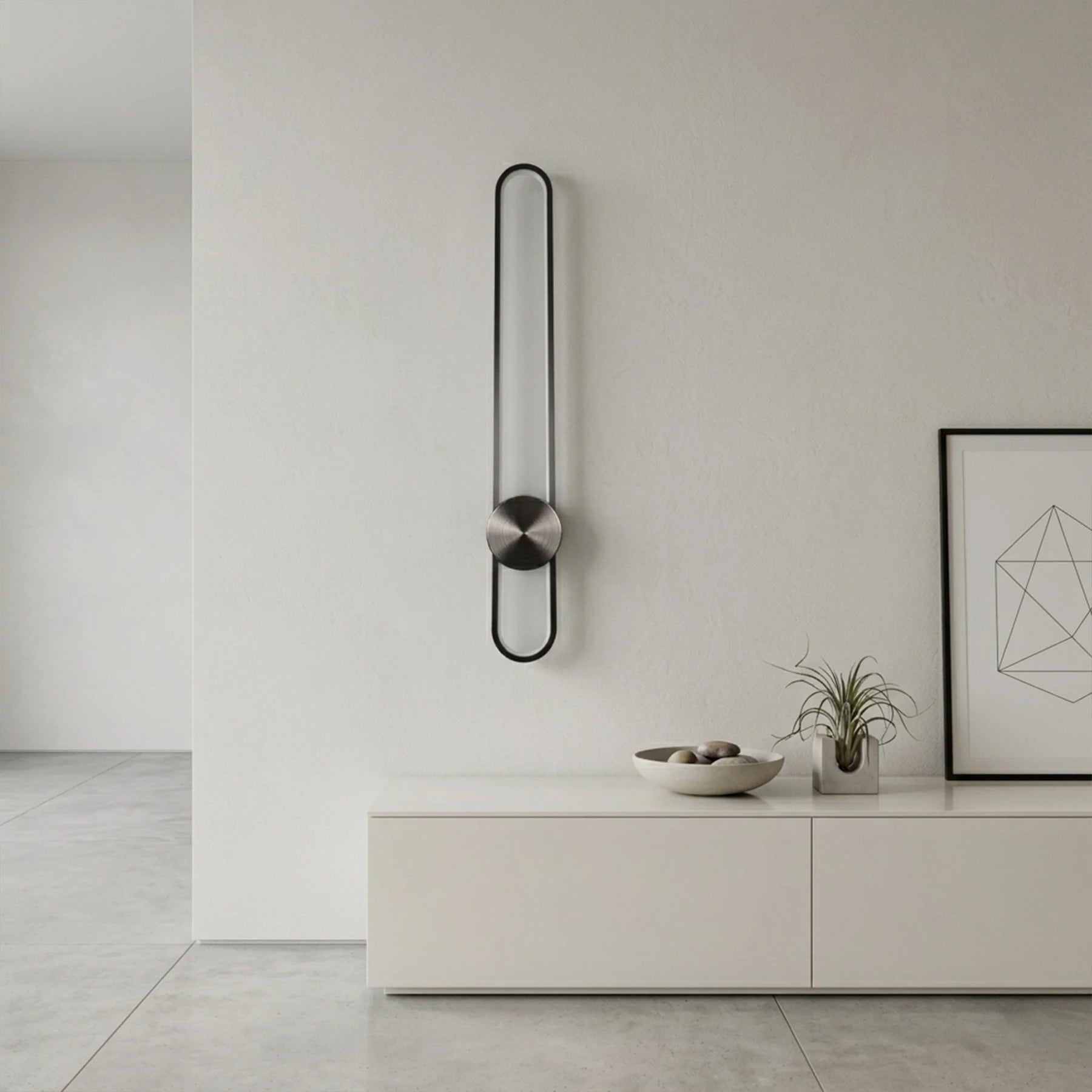 Vertical Halo Wall Light