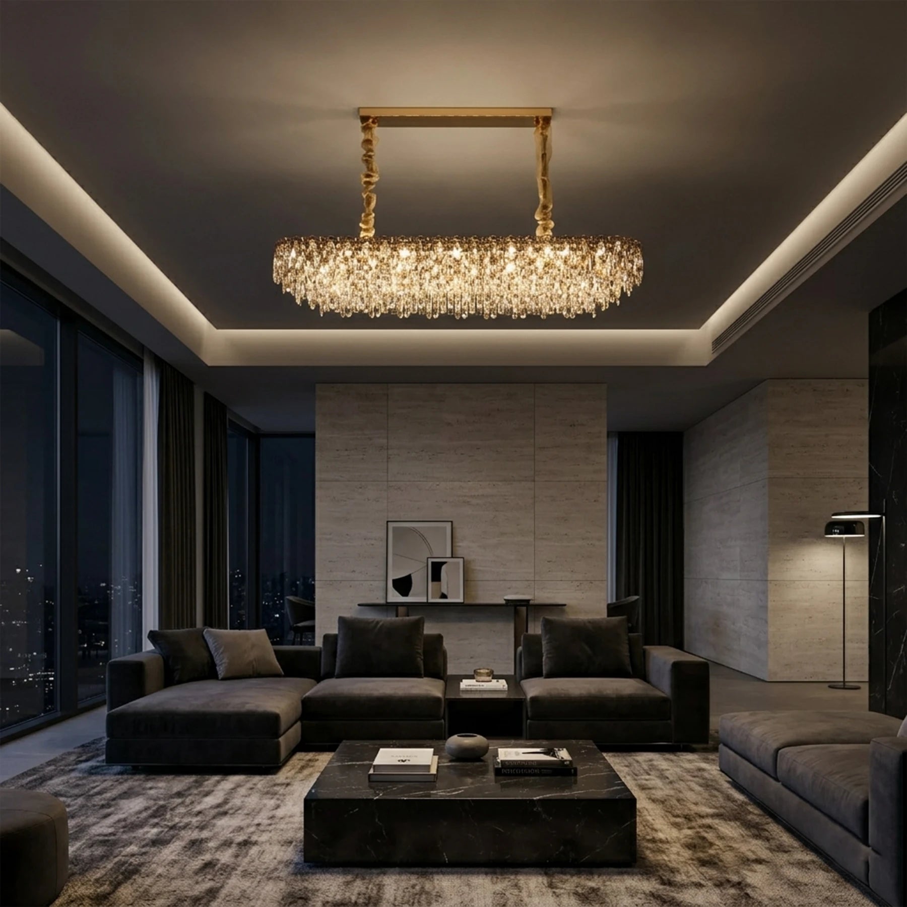 Elysian Luxe Crystal Chandelier
