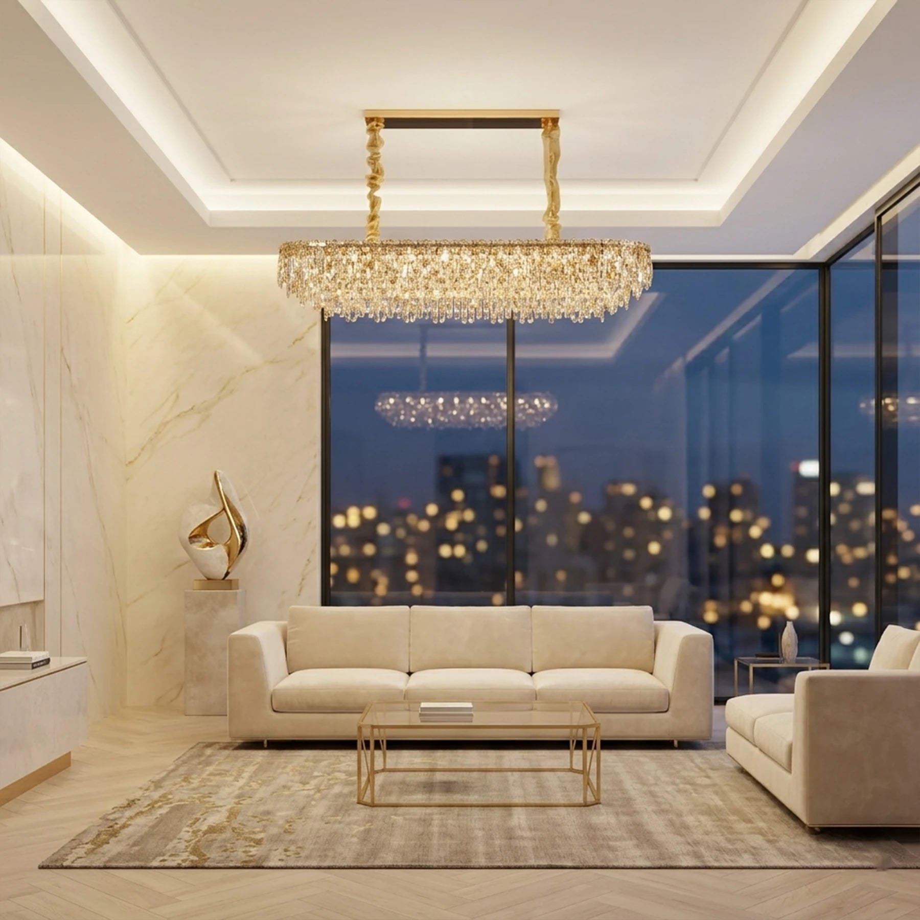Elysian Luxe Crystal Chandelier