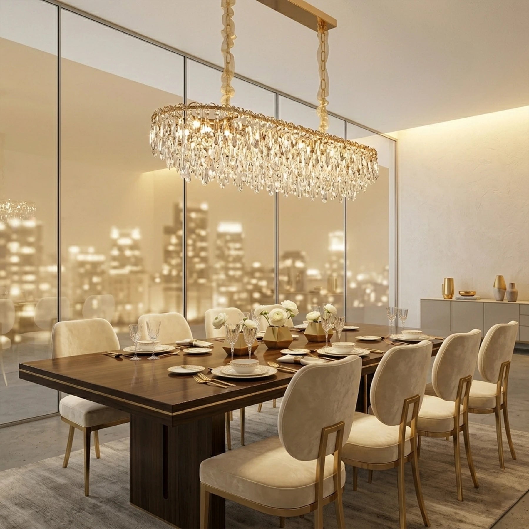 Elysian Luxe Crystal Chandelier