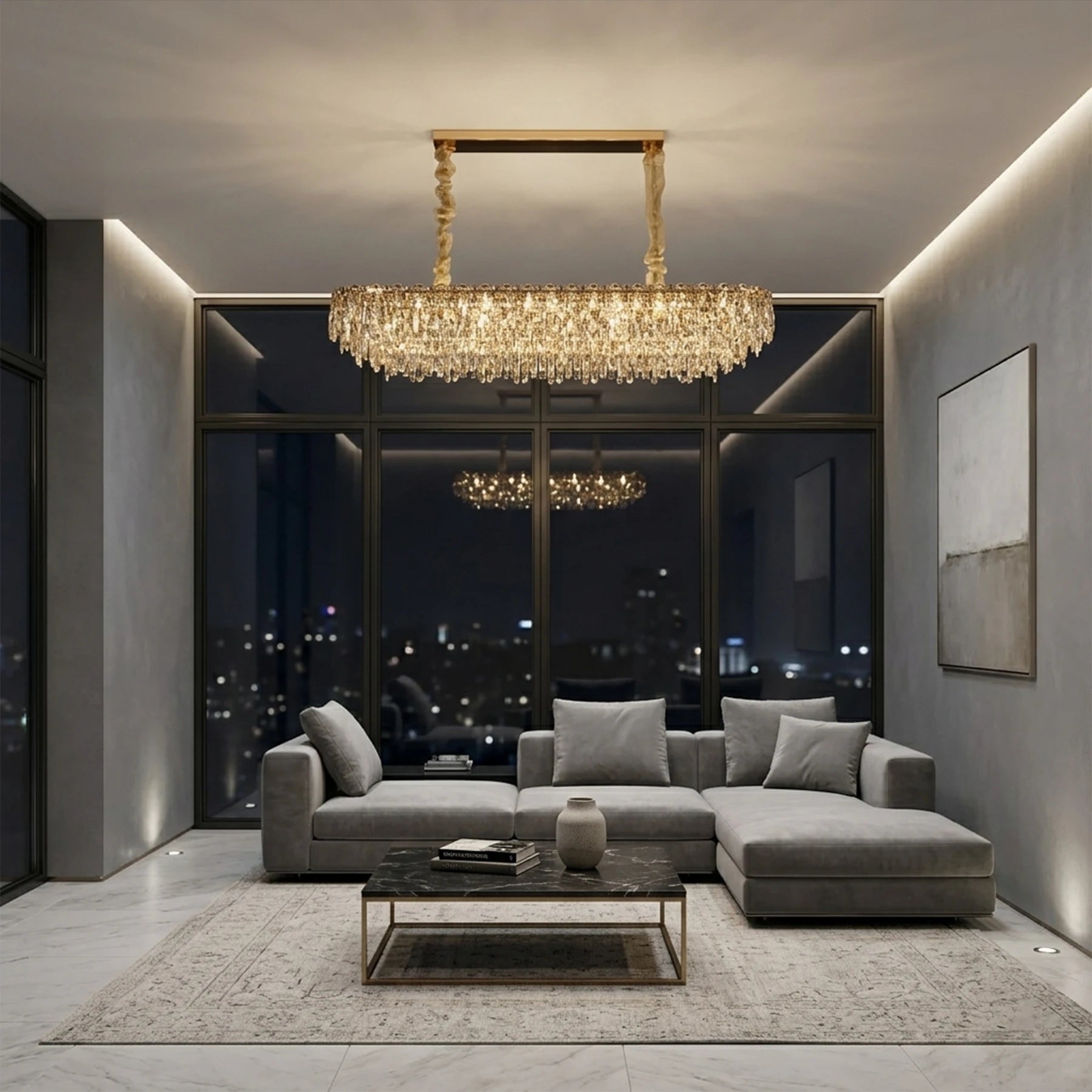 Elysian Luxe Crystal Chandelier