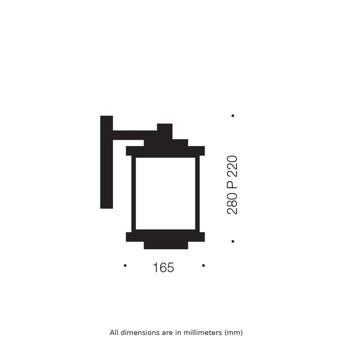 Strand Exterior Wall Bracket