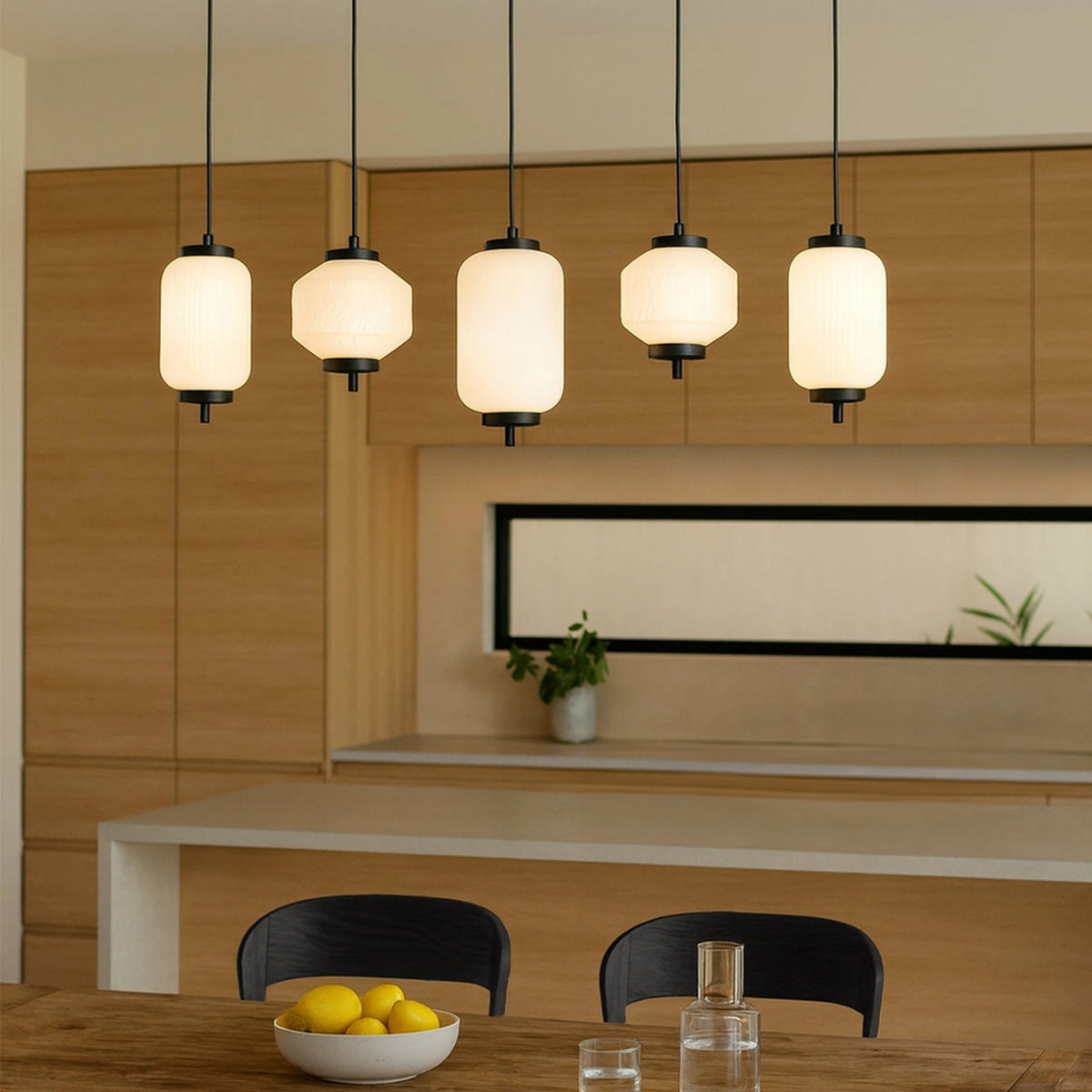 Torso Pendant 5 Light Bar