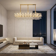Sovereign Grand Chandelier – Multi-Tiered Crystal Linear