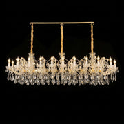 Sovereign Grand Chandelier – Multi-Tiered Crystal Linear | Abeeha Lighting