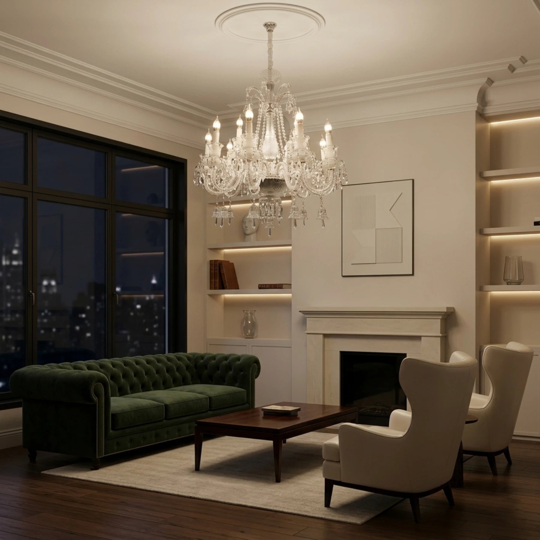 Empress Venetian Crystal Chandelier – Luxury Multi-Tiered Series