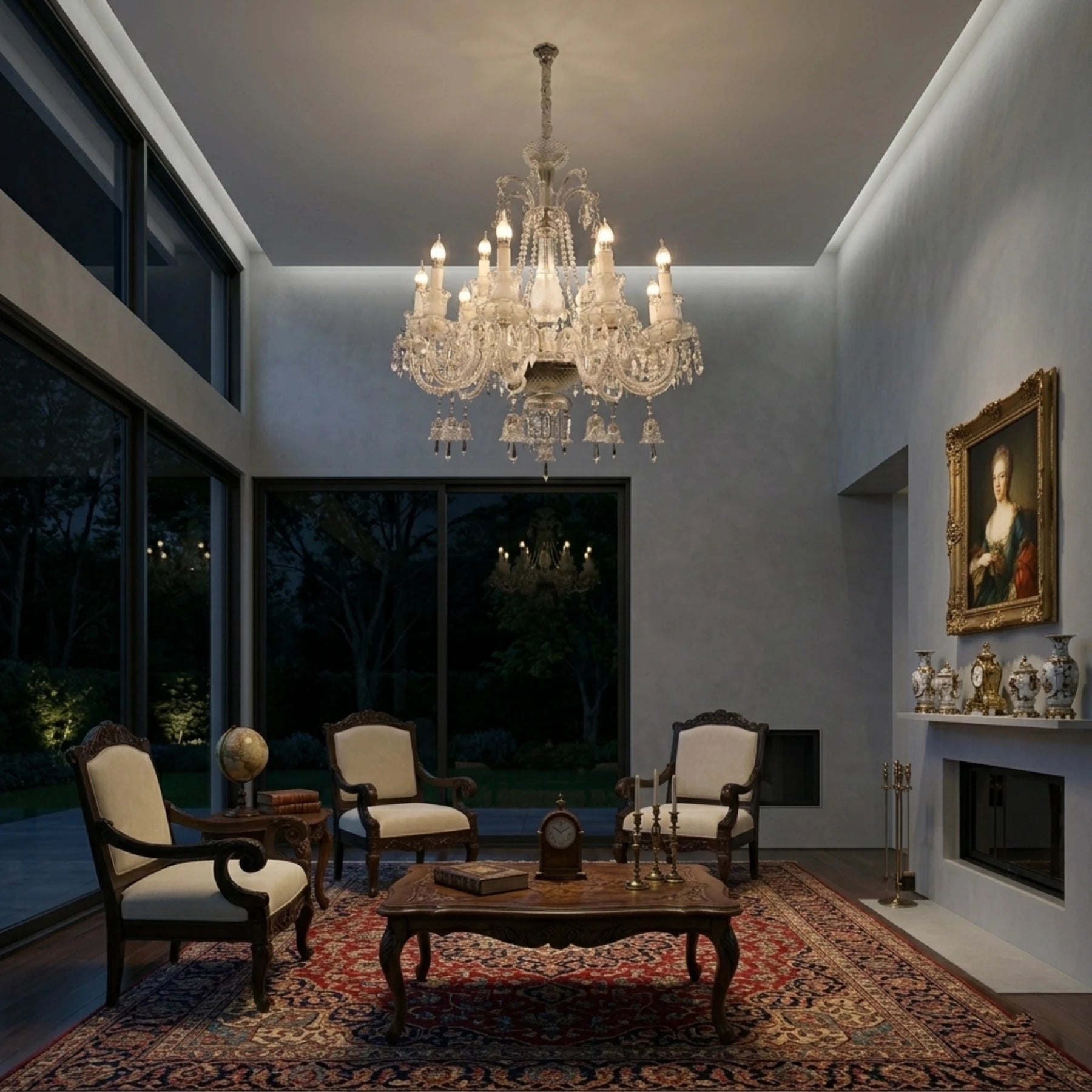 Empress Venetian Crystal Chandelier – Luxury Multi-Tiered Series