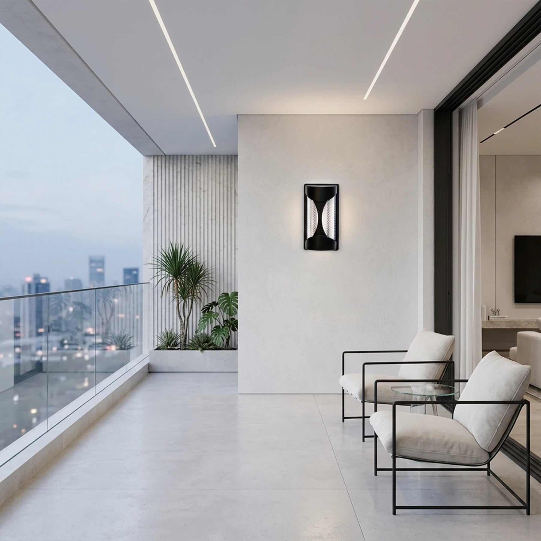 Helix Diamond Sconce – Architectural Crystal Wall Light