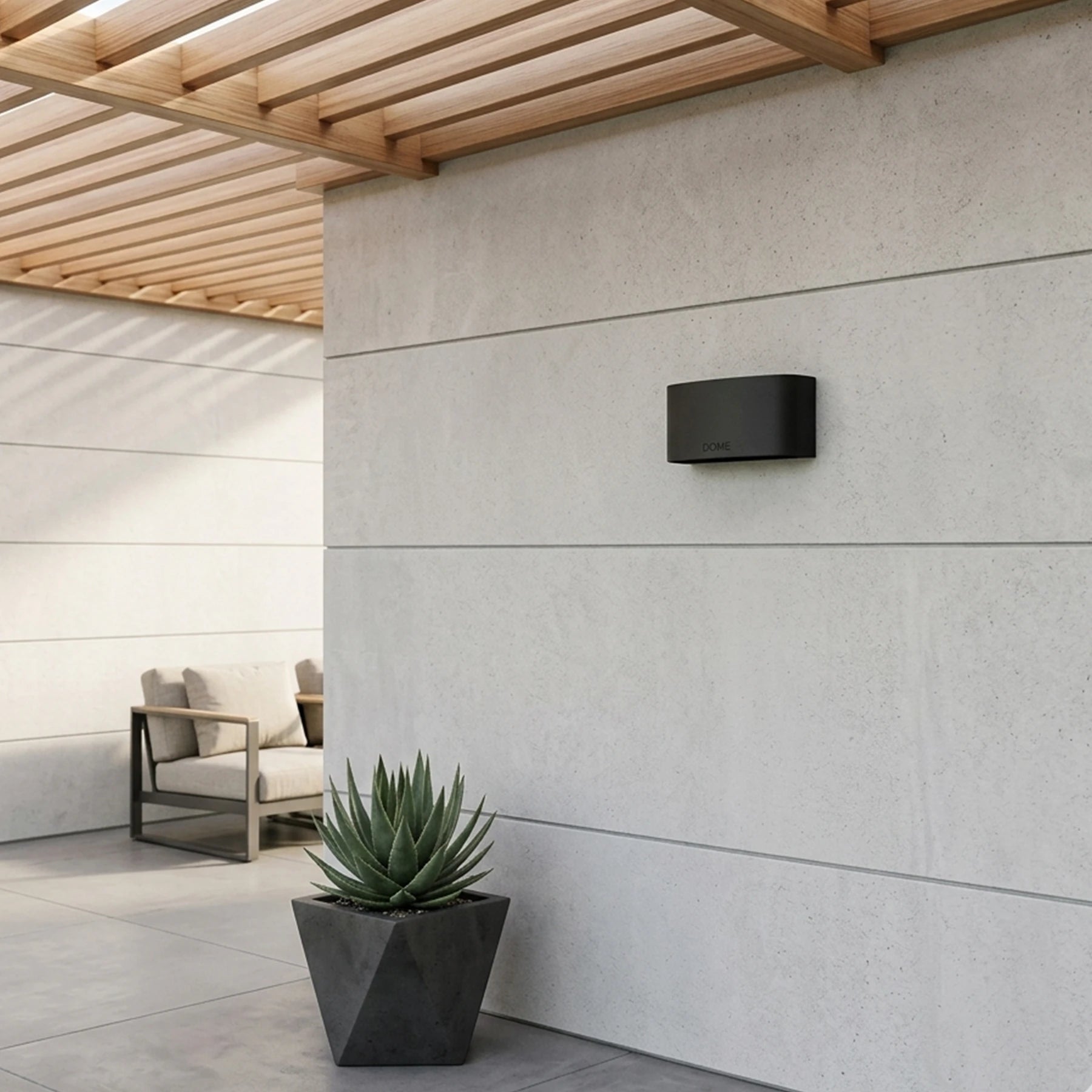 Crest Multi-Beam Sconce – Matte Black Architectural Wall Light