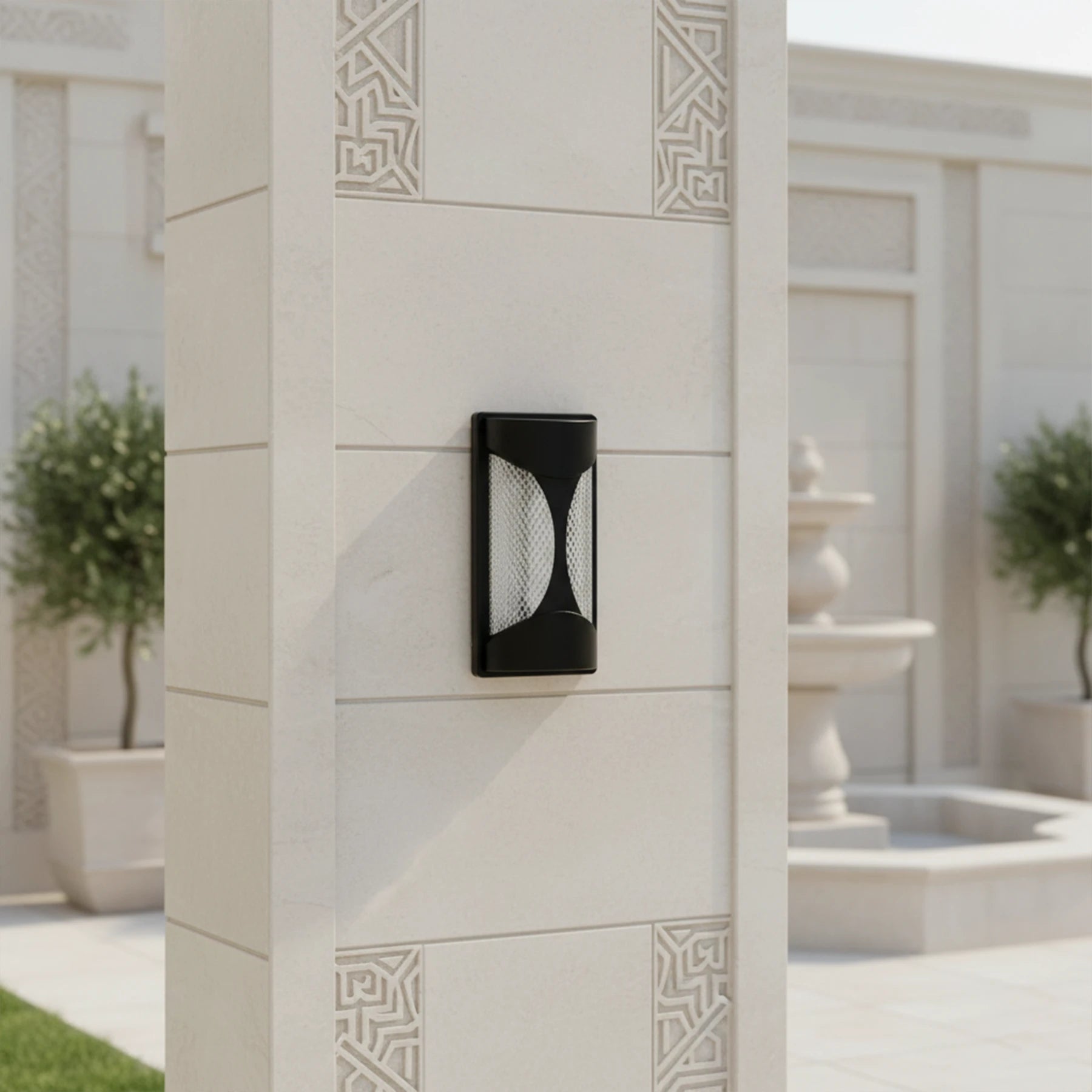 Helix Diamond Sconce – Architectural Crystal Wall Light