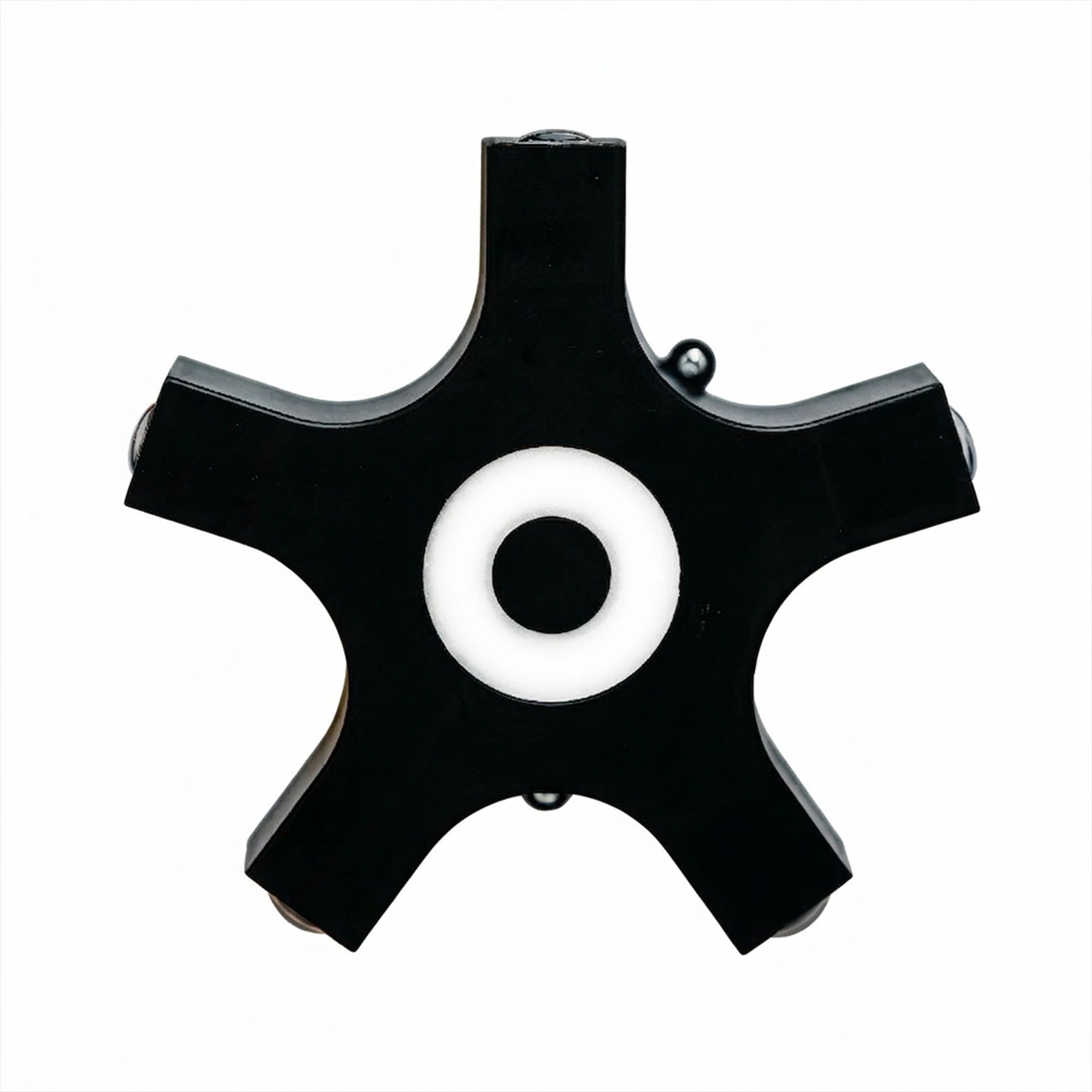 Solaris Geometric LED Sconce – Midnight Black Surface Mount