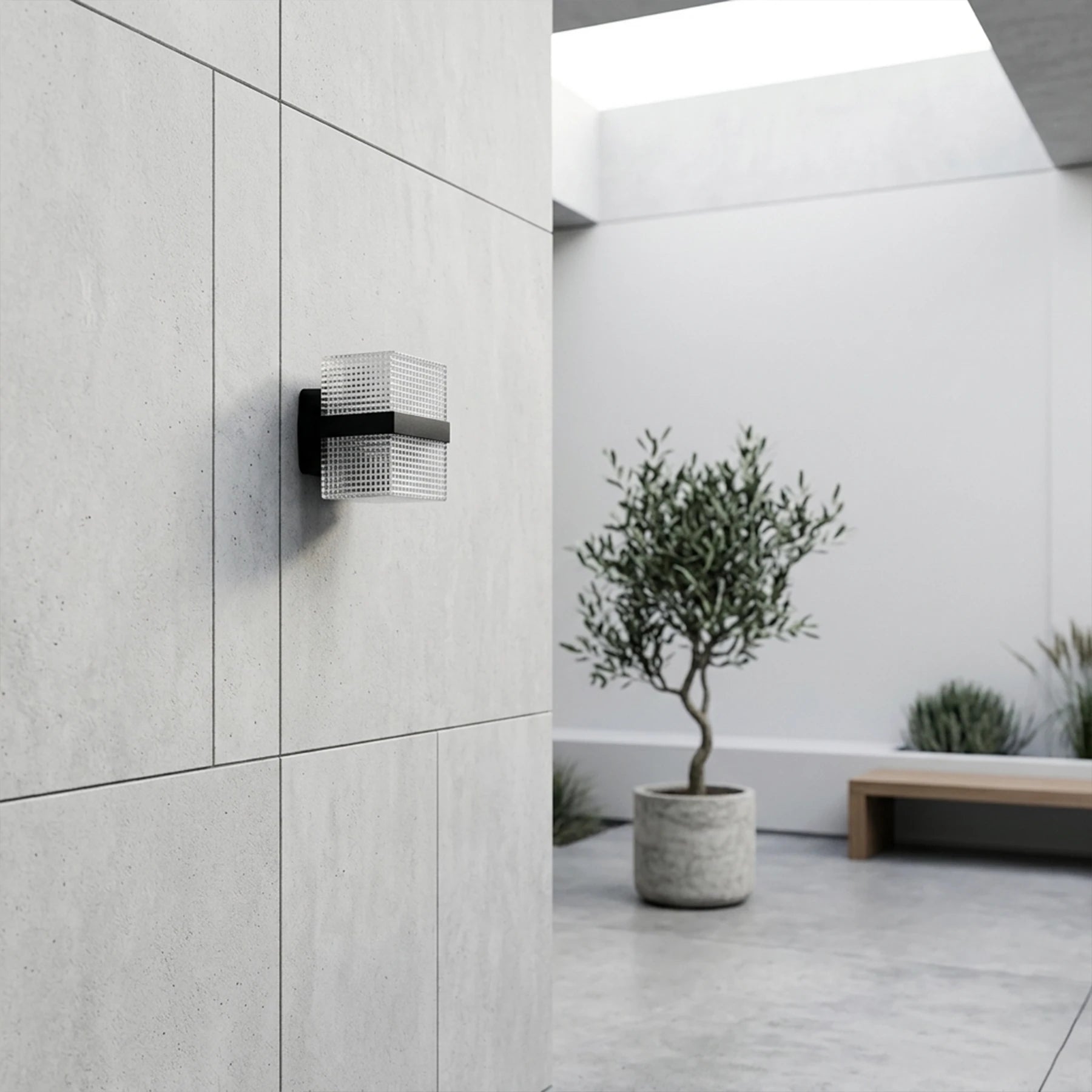 Lattice Prism Sconce – Contemporary Geometric Series